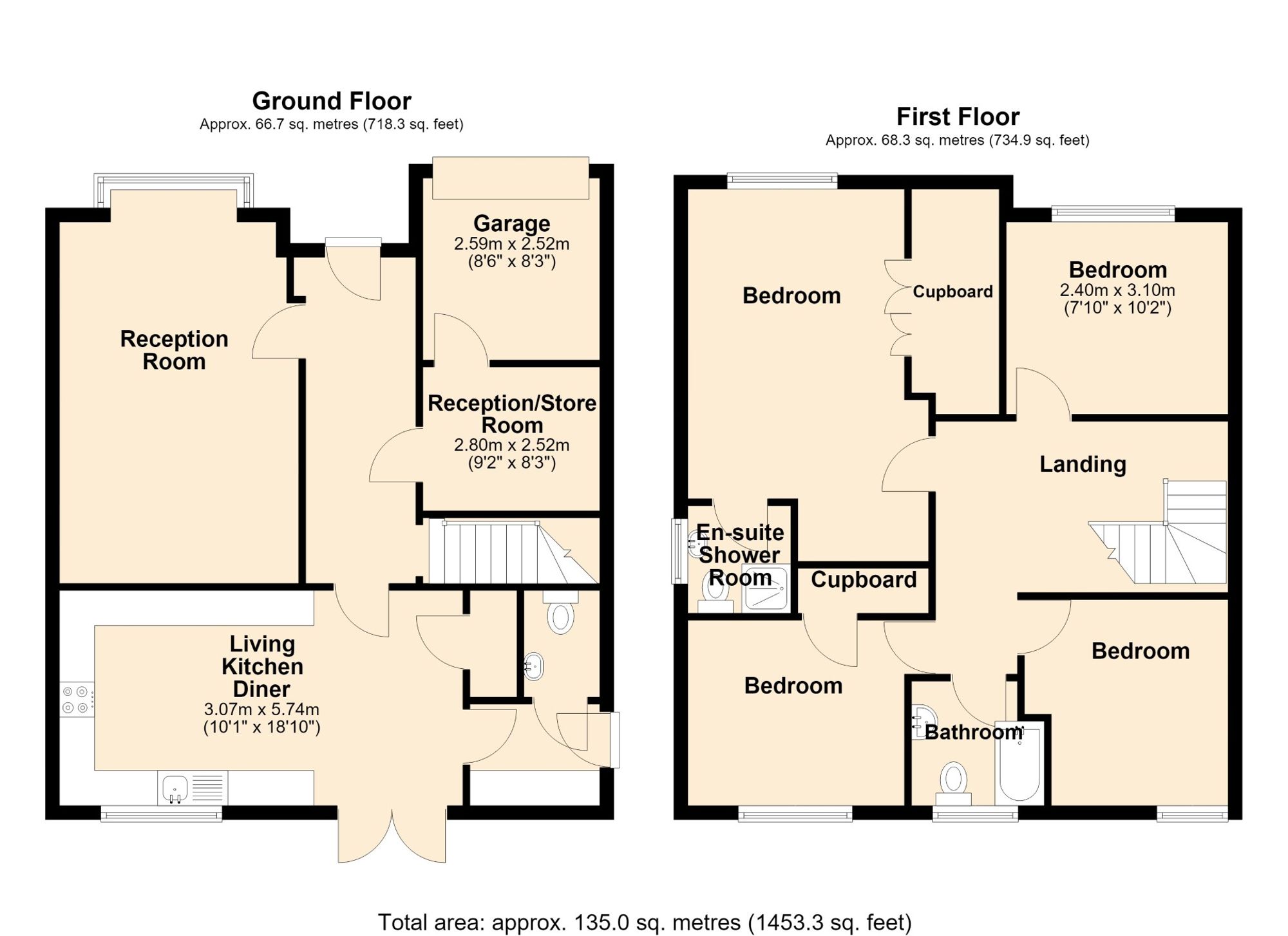 22 Plover Crescent, Darwen floorplan