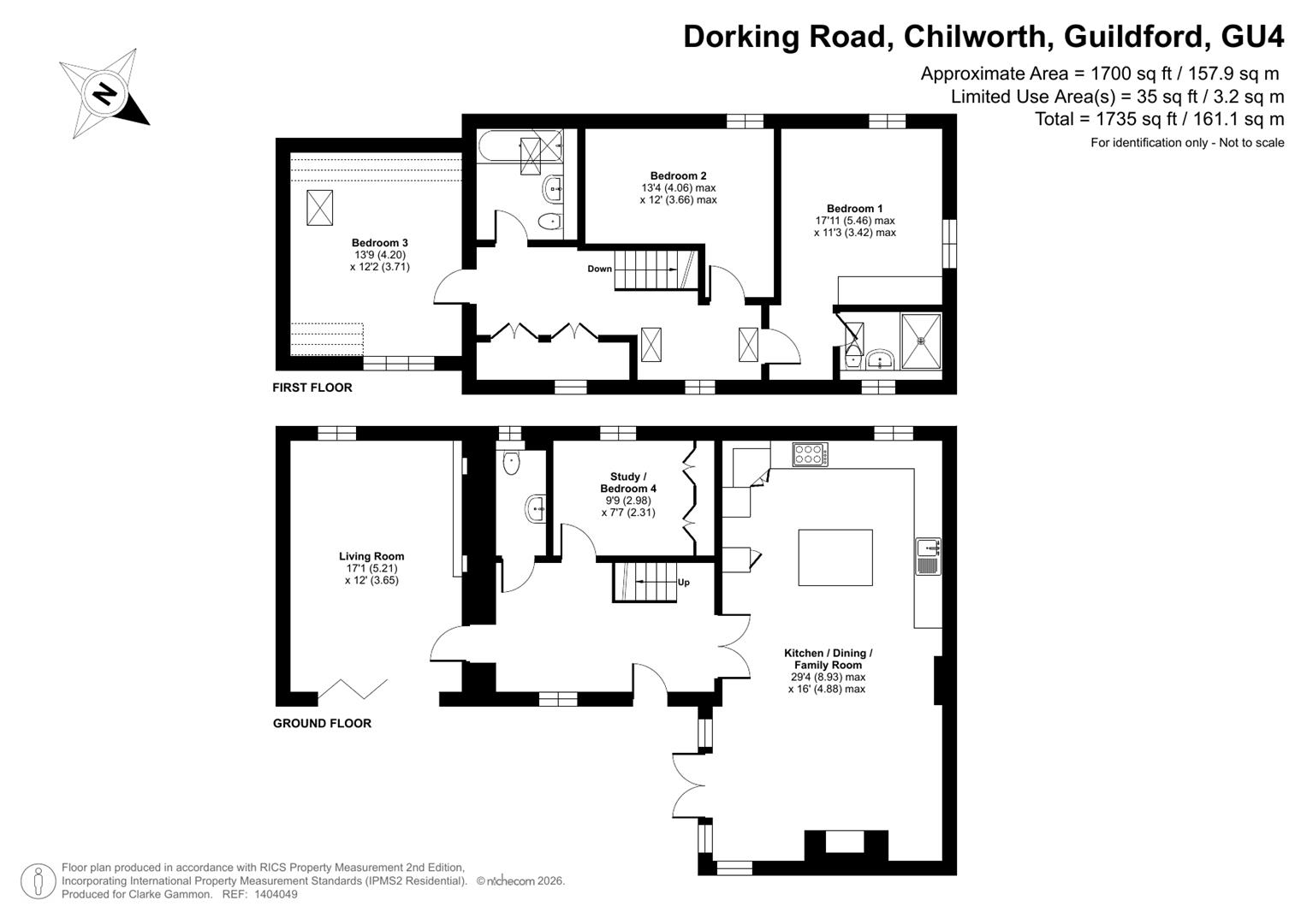 Lockner Mews, Dorking Road, Chilworth floorplan