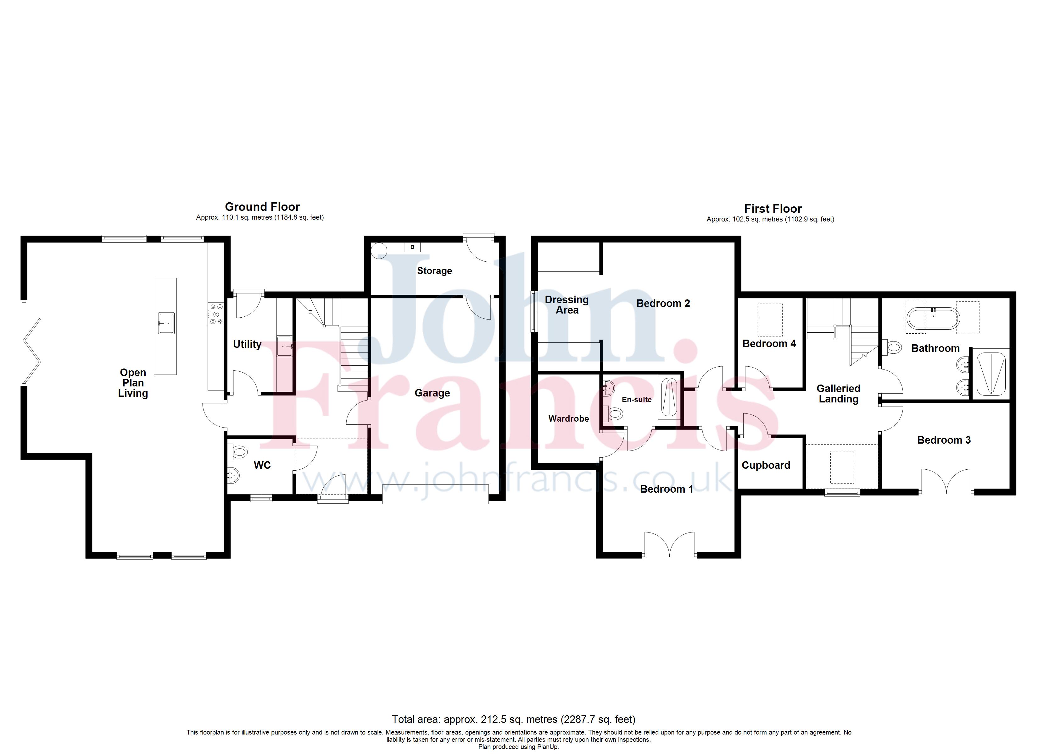 1, Little Cedar Drive, Haverfordwest floorplan