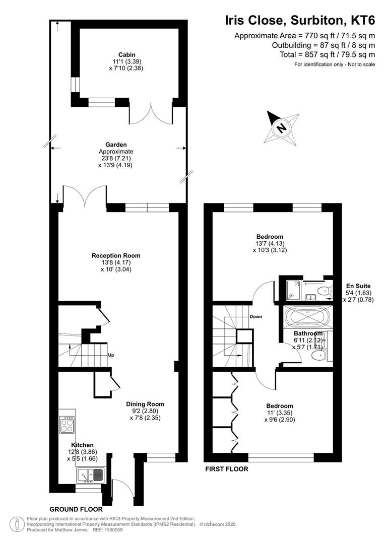4, Iris Close, Surbiton floorplan