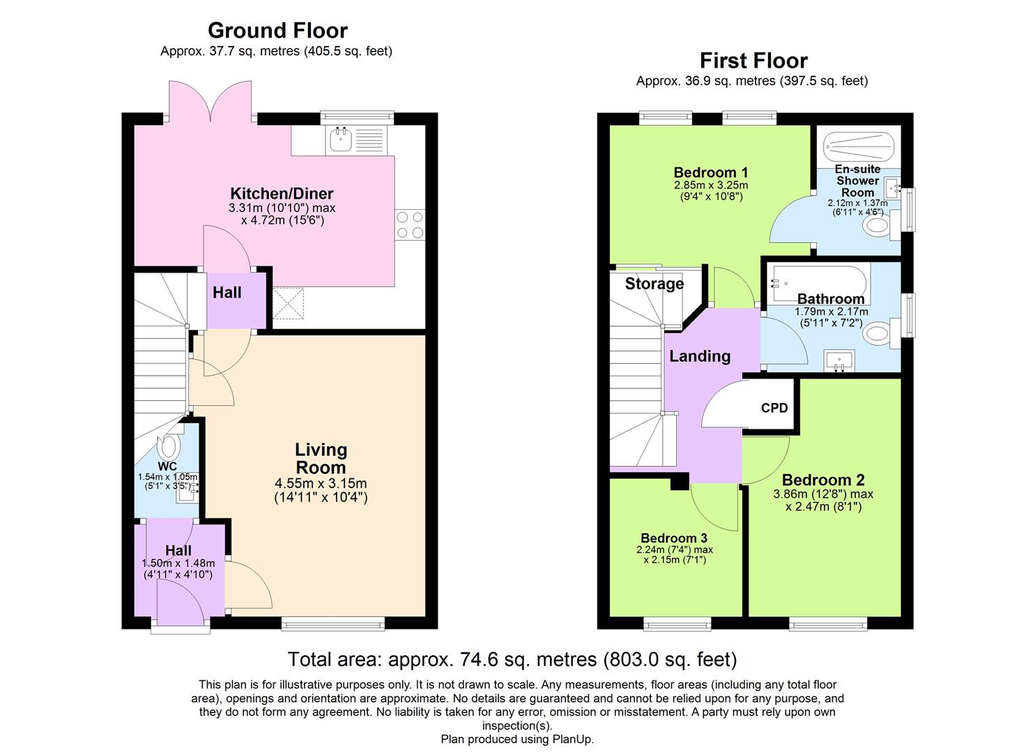 15, The Sidings, Southam floorplan