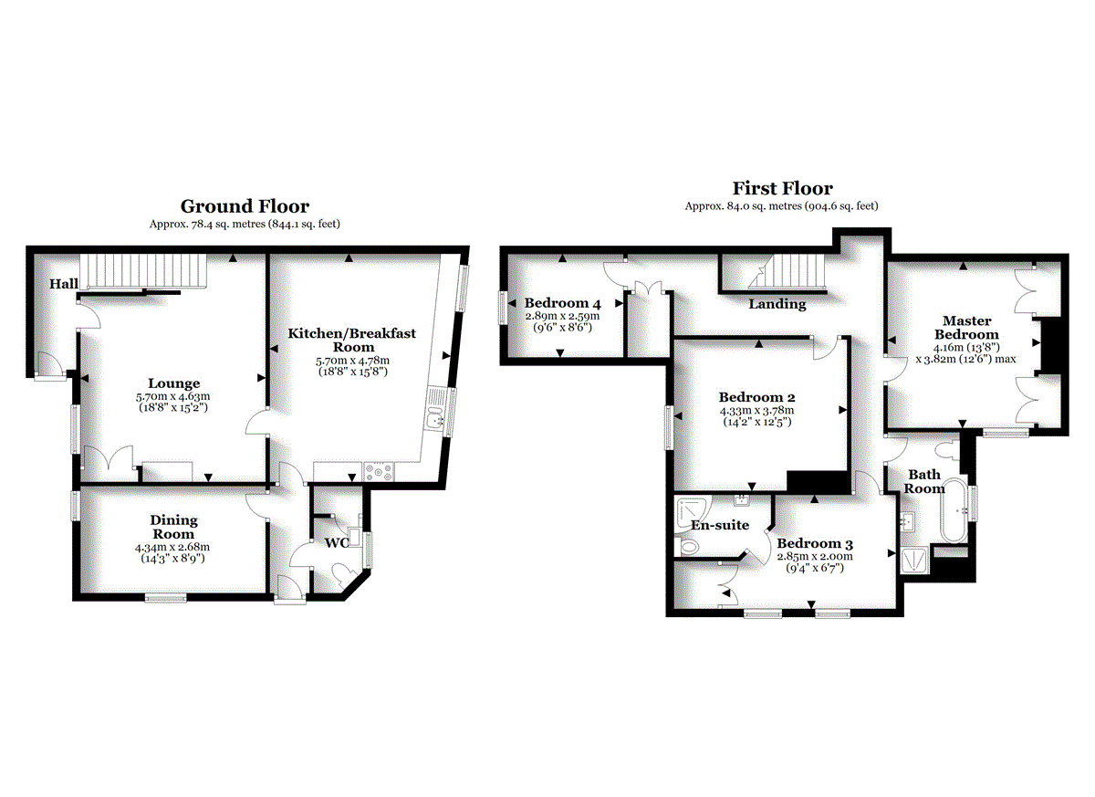 3, The Woodlands, Stanwick floorplan