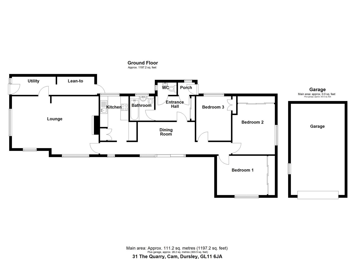 31, The Quarry, Dursley floorplan