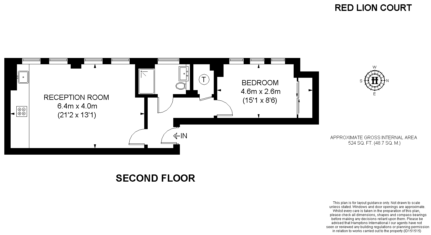 1 Bedrooms Flat for sale in Red Lion Court, London EC4A