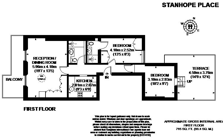 2 Bedrooms Flat to rent in Stanhope Place, London W2