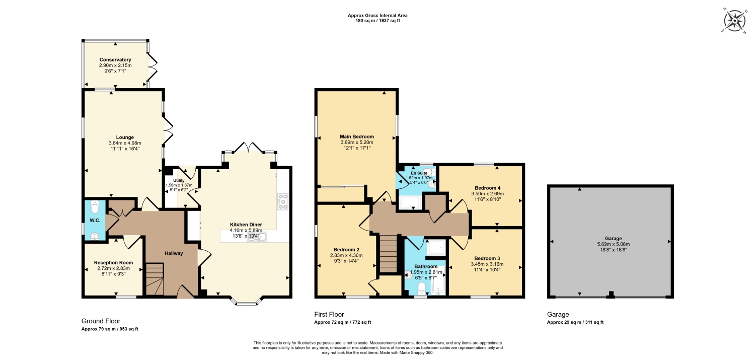 4, Heron Drive, Witney floorplan