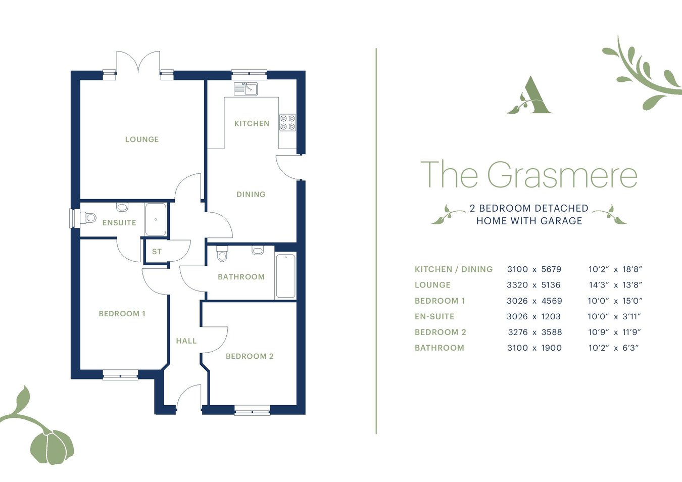 1, The Grasmere, Lunesdale, Lancaster floorplan