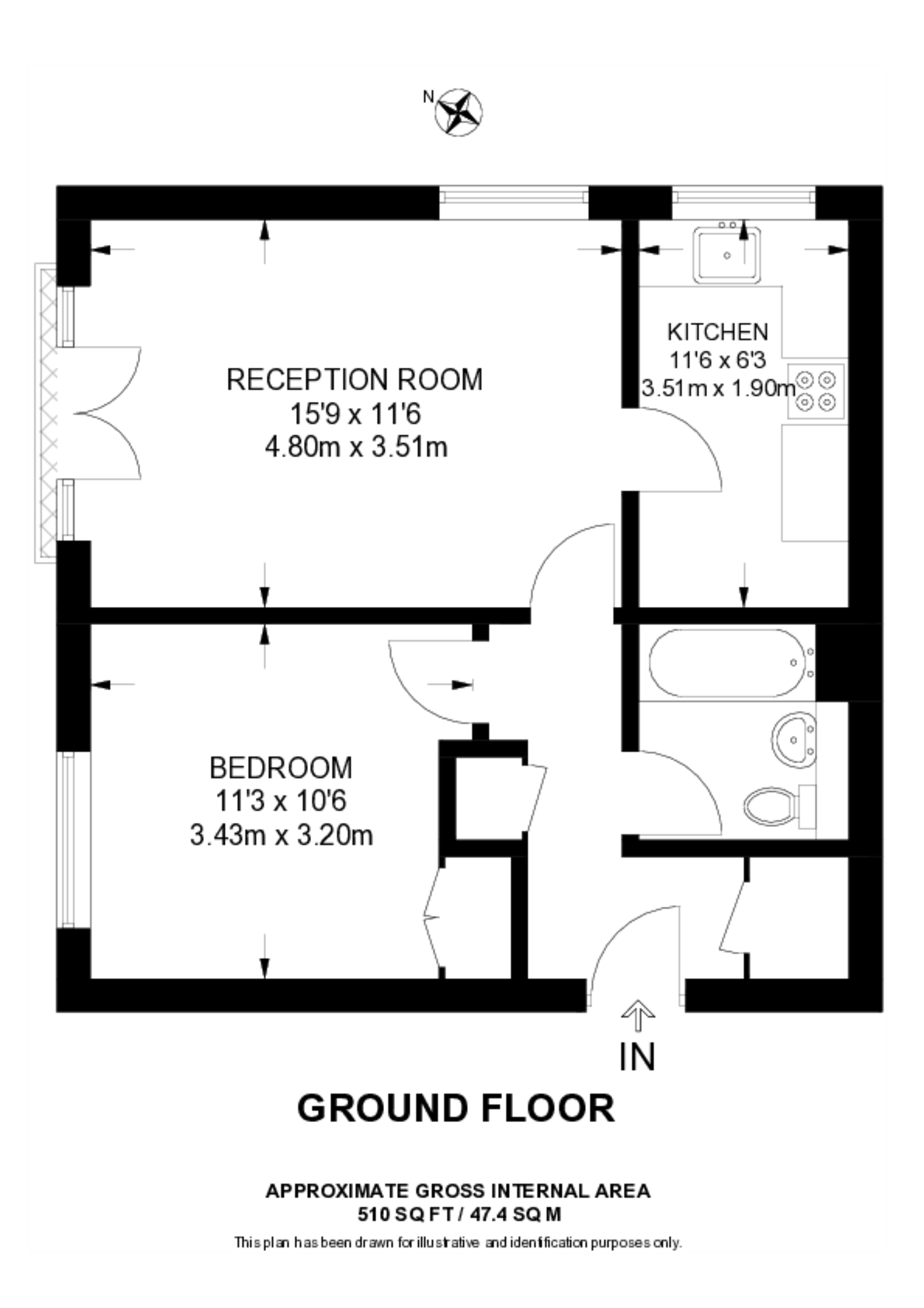 Friern Park N12, North Finchley floorplan