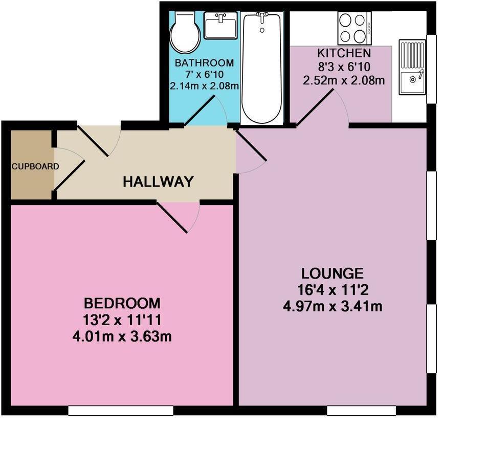 Flat 8, Foxhill, Crowthorne Road, Bracknell floorplan