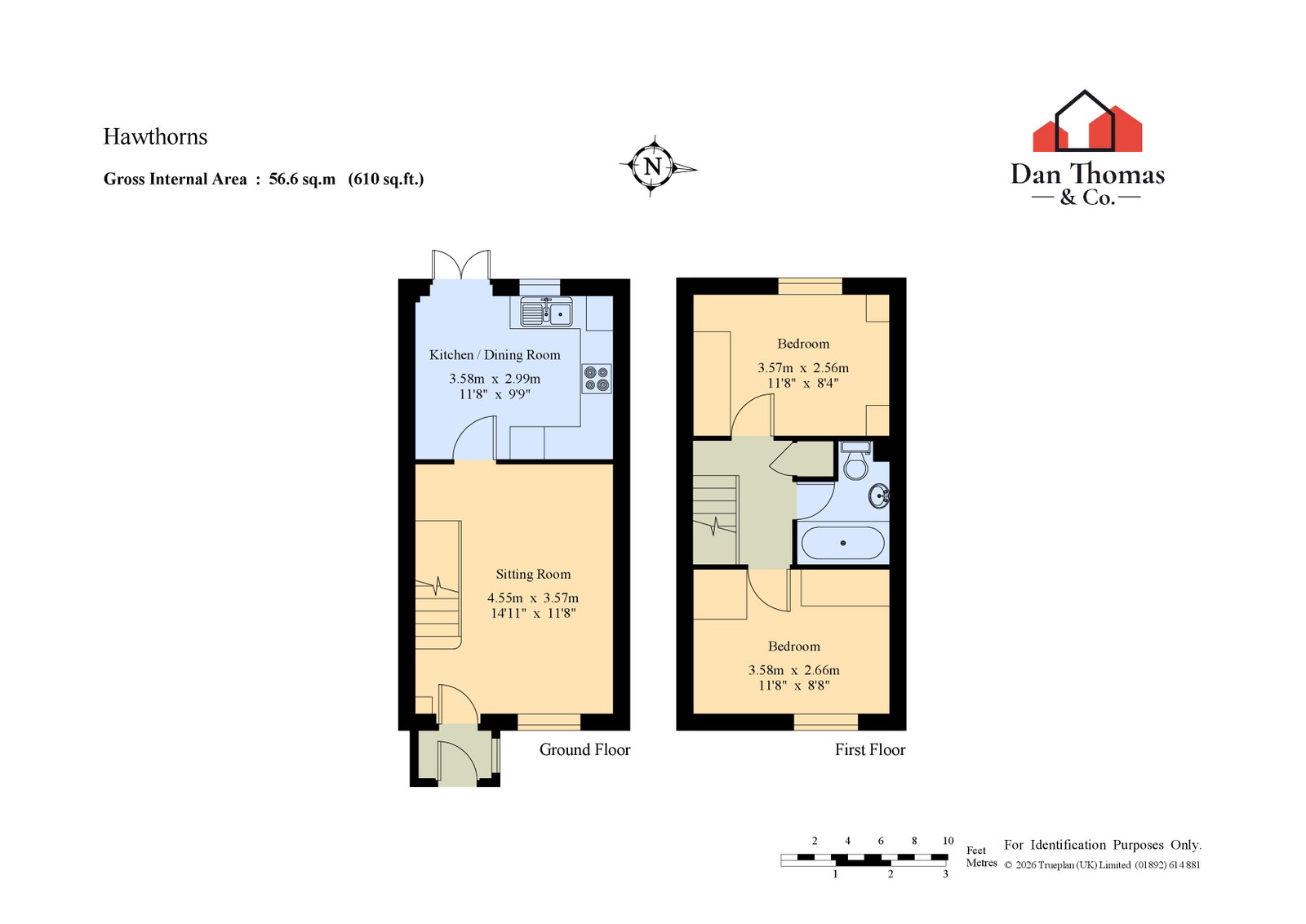 23, Hawthorns, Longfield floorplan