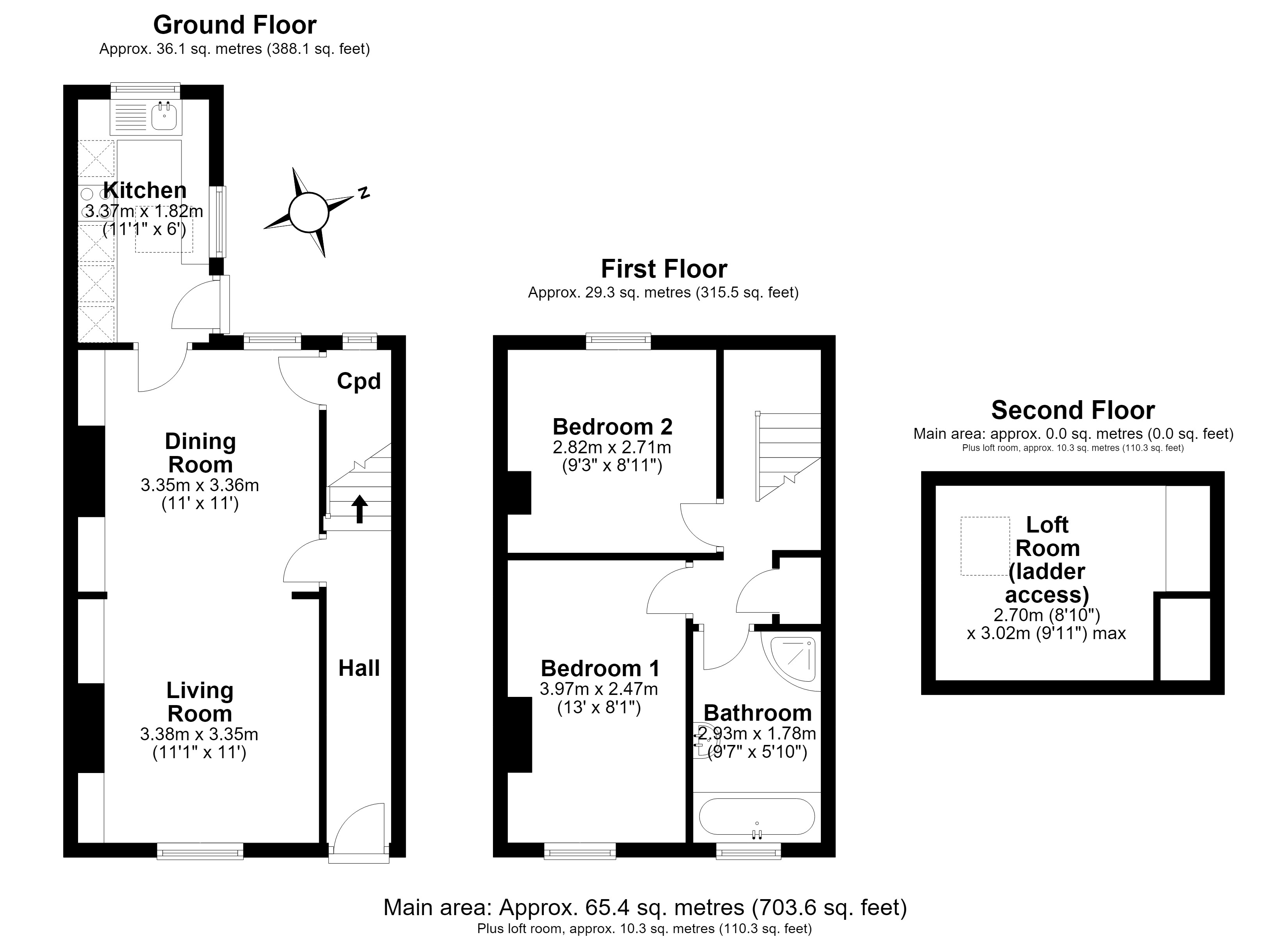 84, Mill Lane, Sawston floorplan