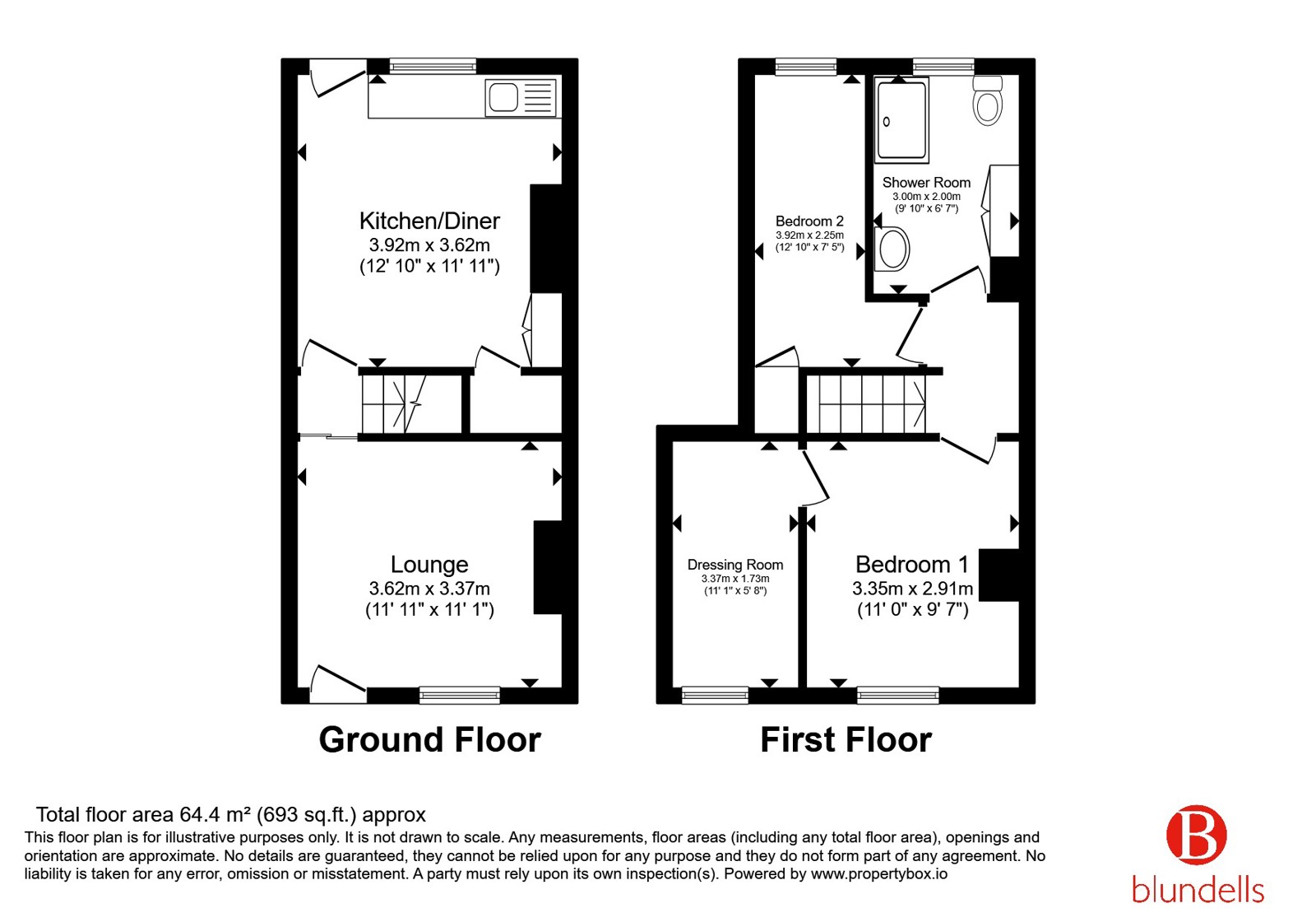 3, Russell Street, South Yorkshire floorplan