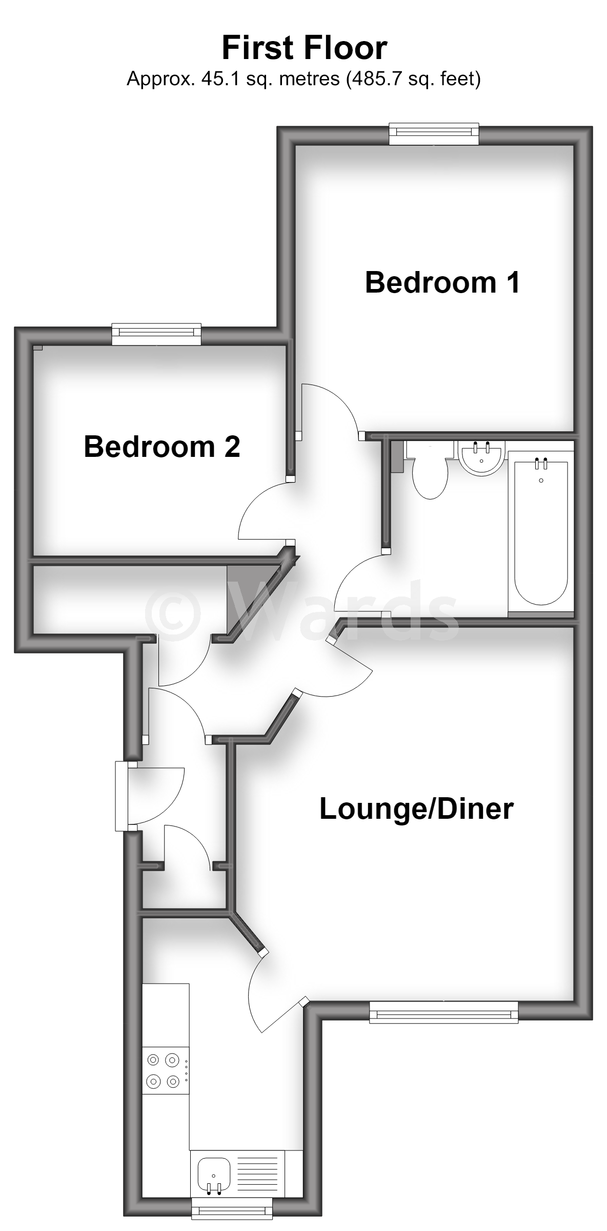 Summer Court, Herne Bay Road, Whitstable floorplan
