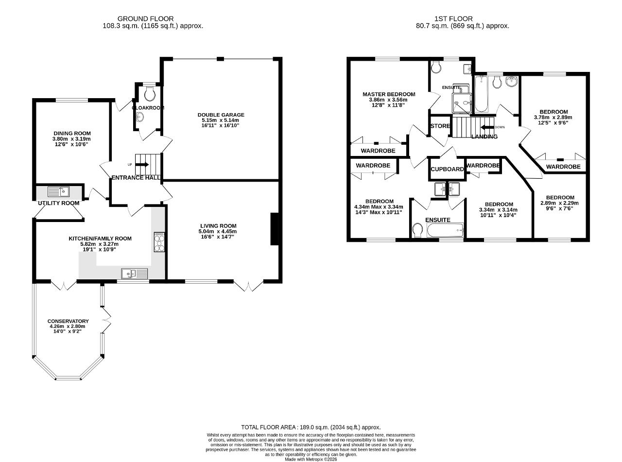 9, Castell Close, Trowbridge floorplan