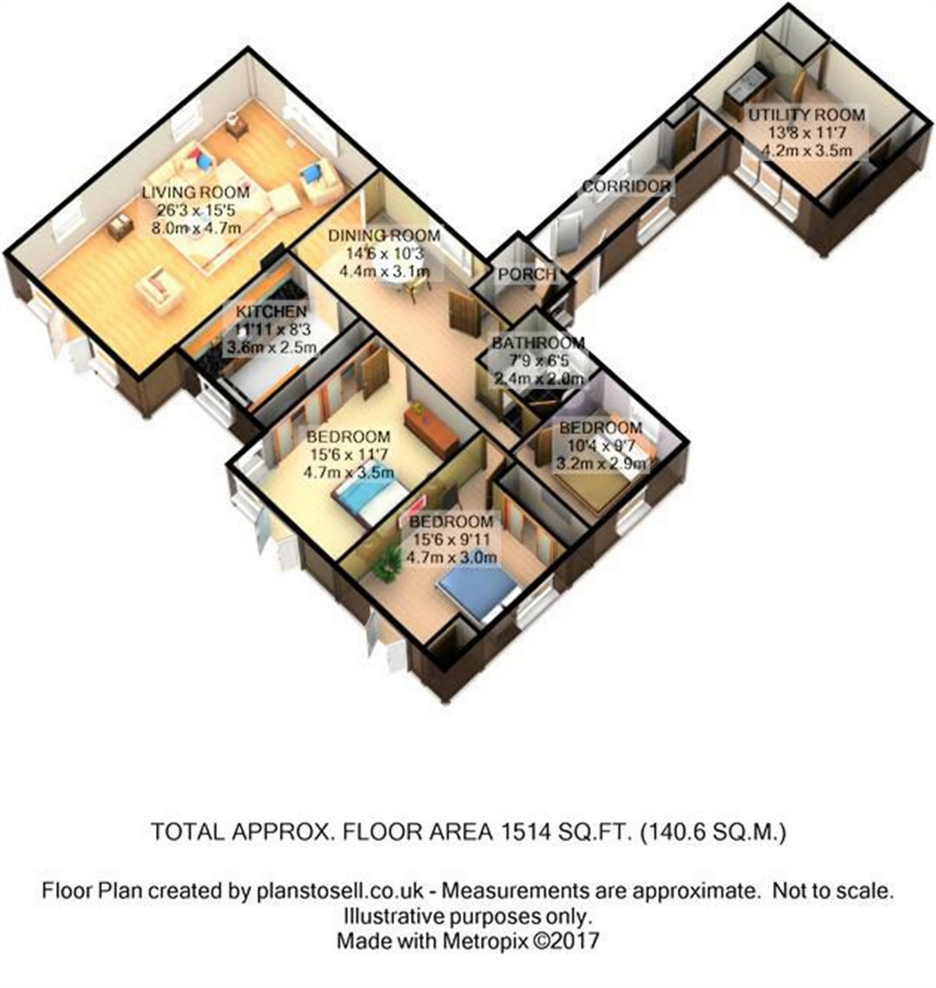 3 bedroom detached bungalow for sale - 43865671 ...