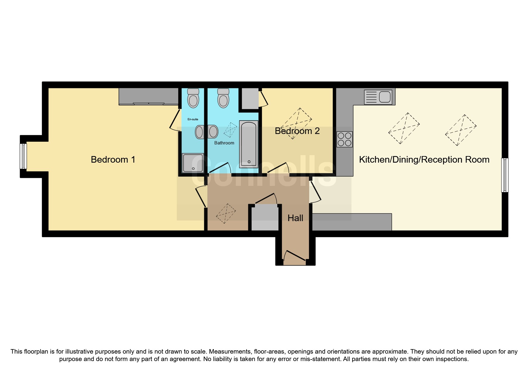Northampton Road, Wellingborough NN8, 2 bedroom flat for sale