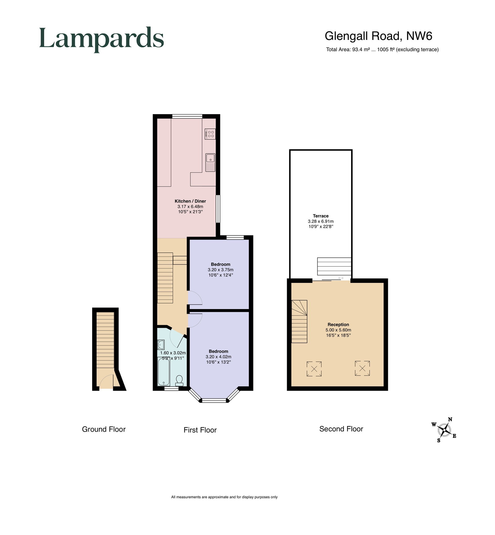 Glengall Road, London floorplan