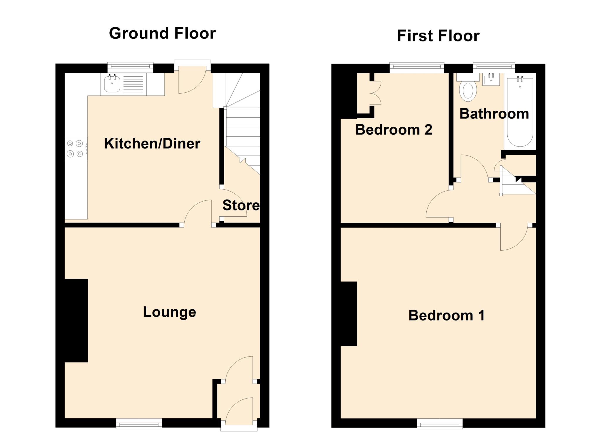 Dogford Road, Royton OL2, 2 bedroom terraced house for sale 61423839