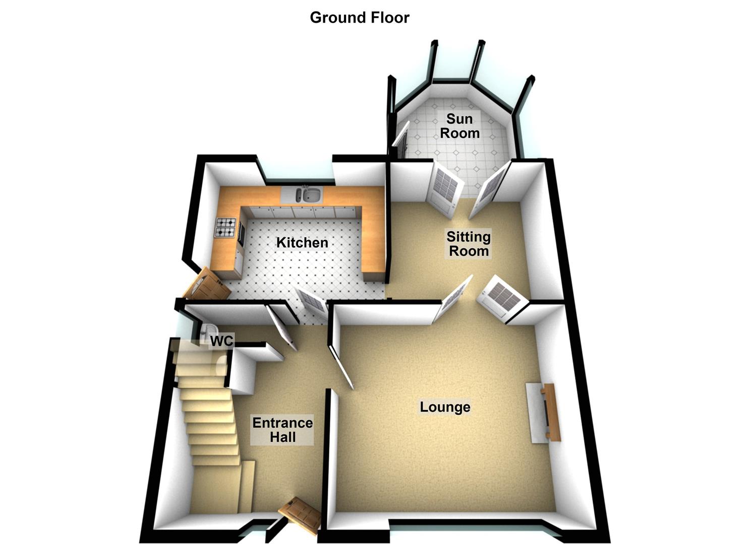The Tides, Newtownards floorplan