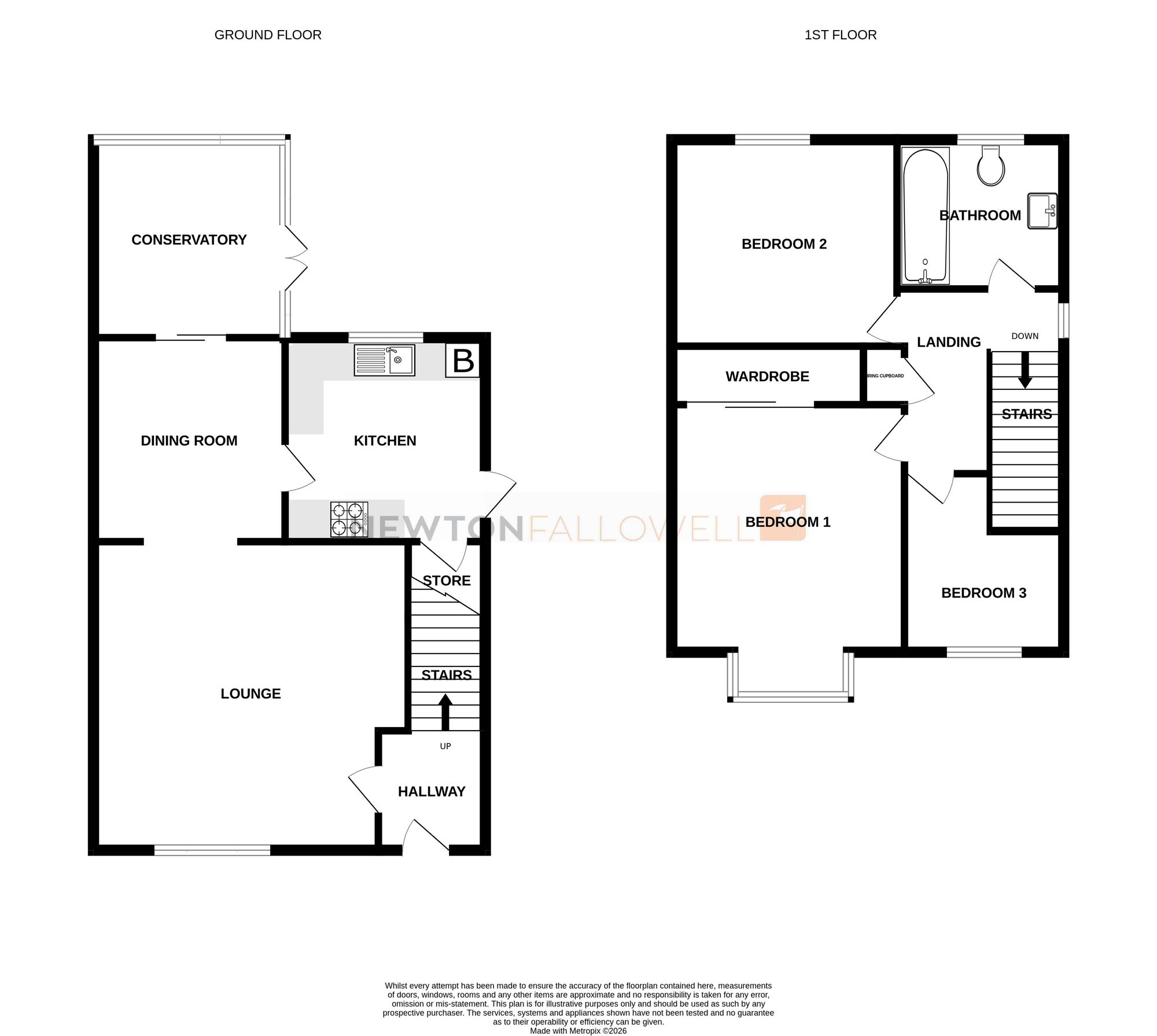 37 Covill Close, Grantham floorplan