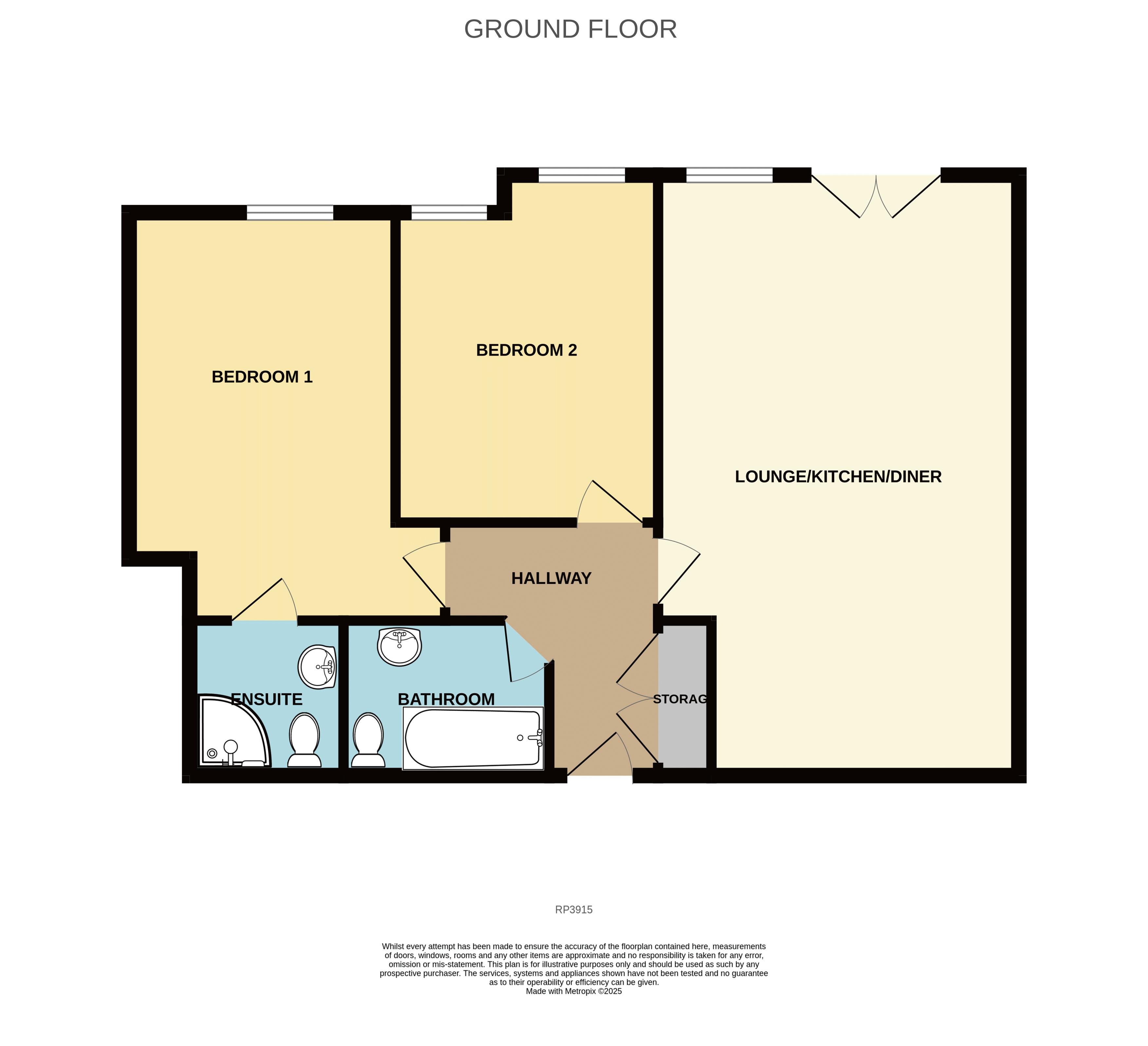 Apt 10, Bryn Y Bia Heights, Bryn Y Bia Road, Craigside floorplan