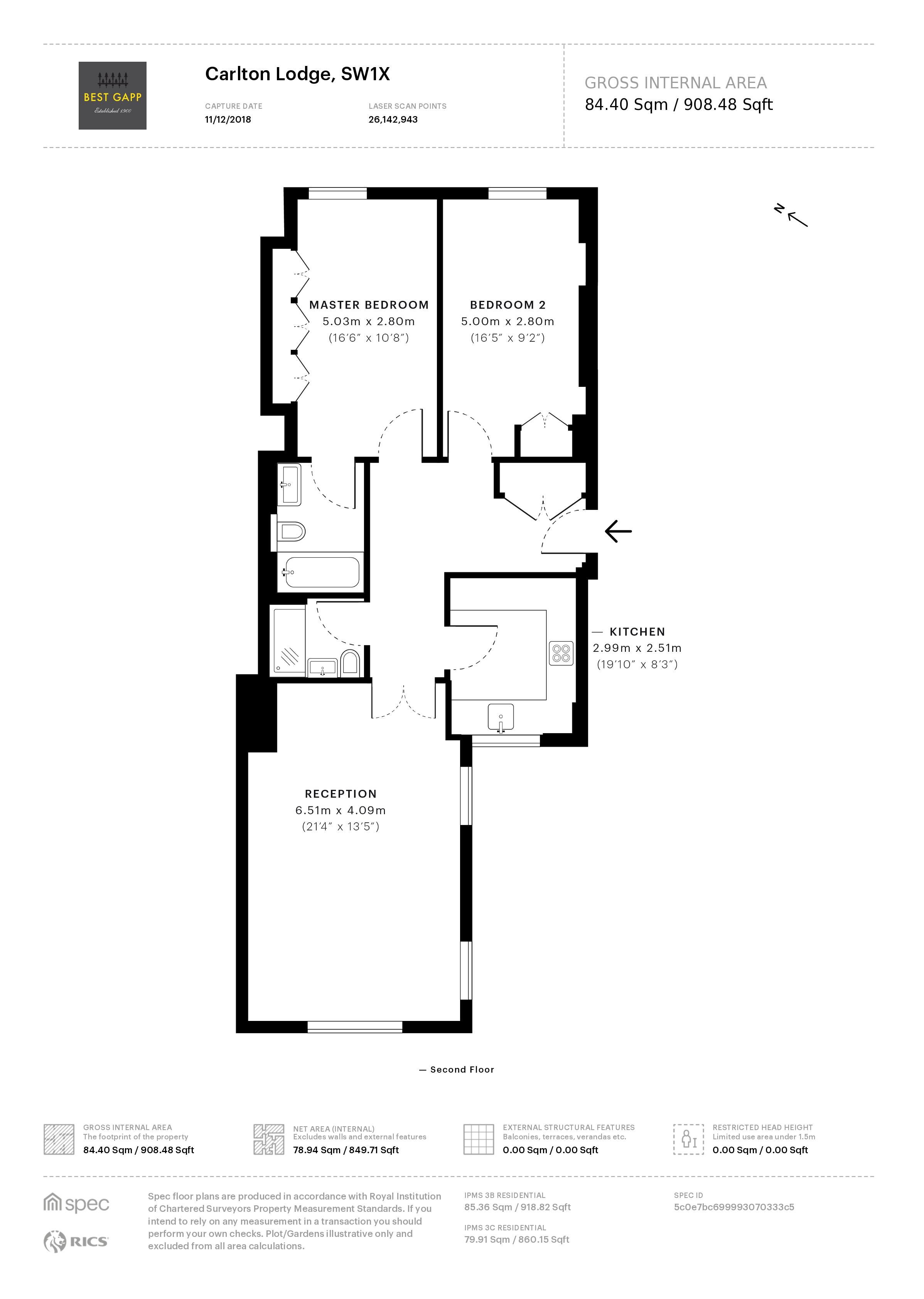 2 Bedrooms Flat to rent in Lowndes Street, Knightsbridge, London SW1X