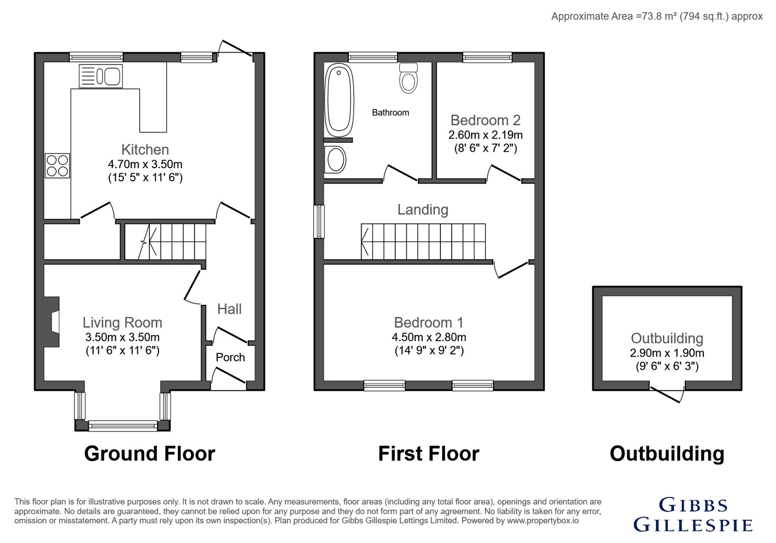 5, Fairholme Road, Harrow floorplan