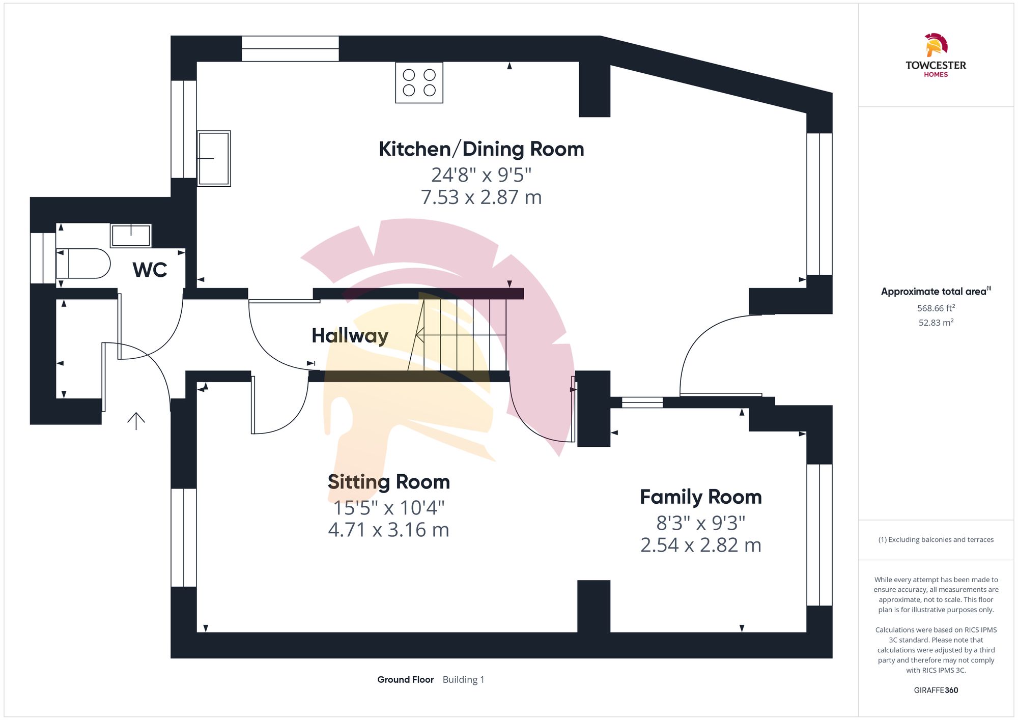 12a High Street, Towcester floorplan