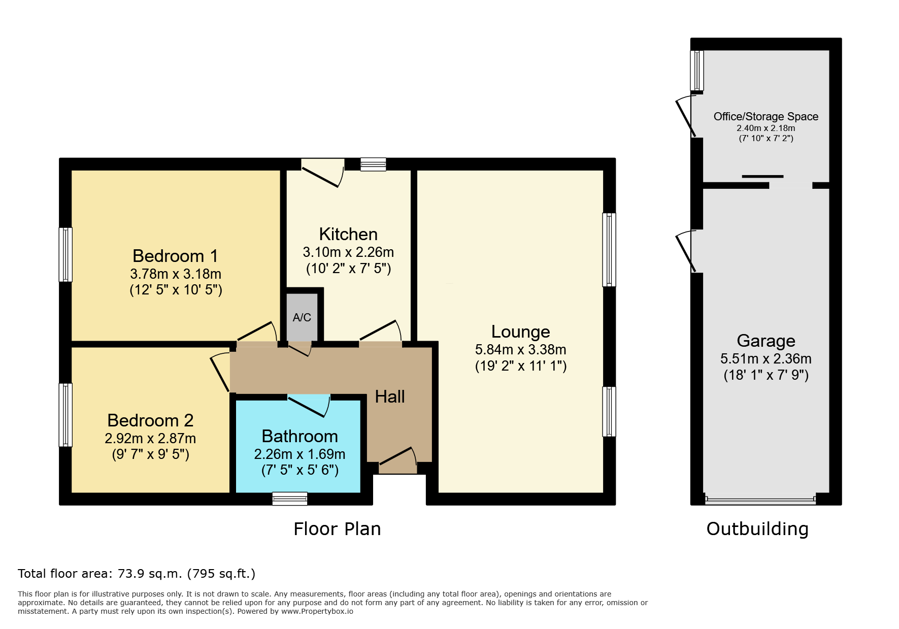 11 Grange Close, Leicester floorplan