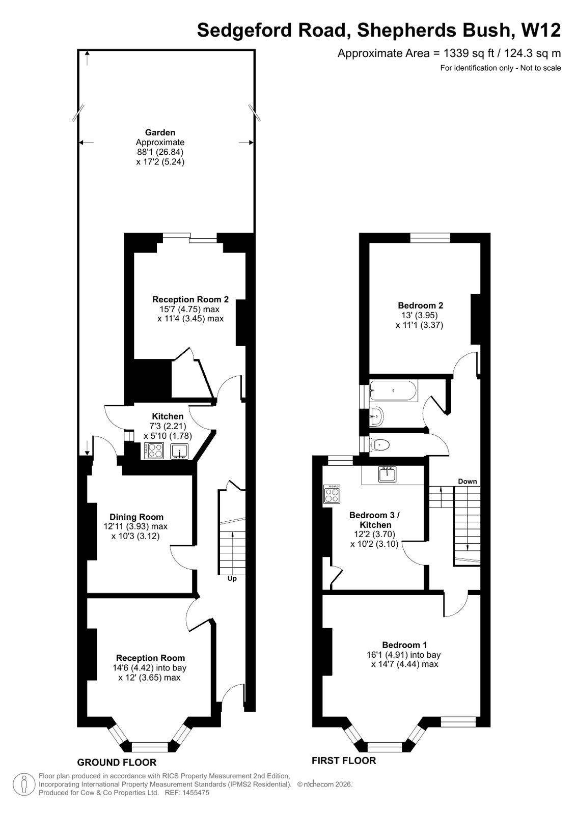 50, Sedgeford Road, Shepherds Bush floorplan