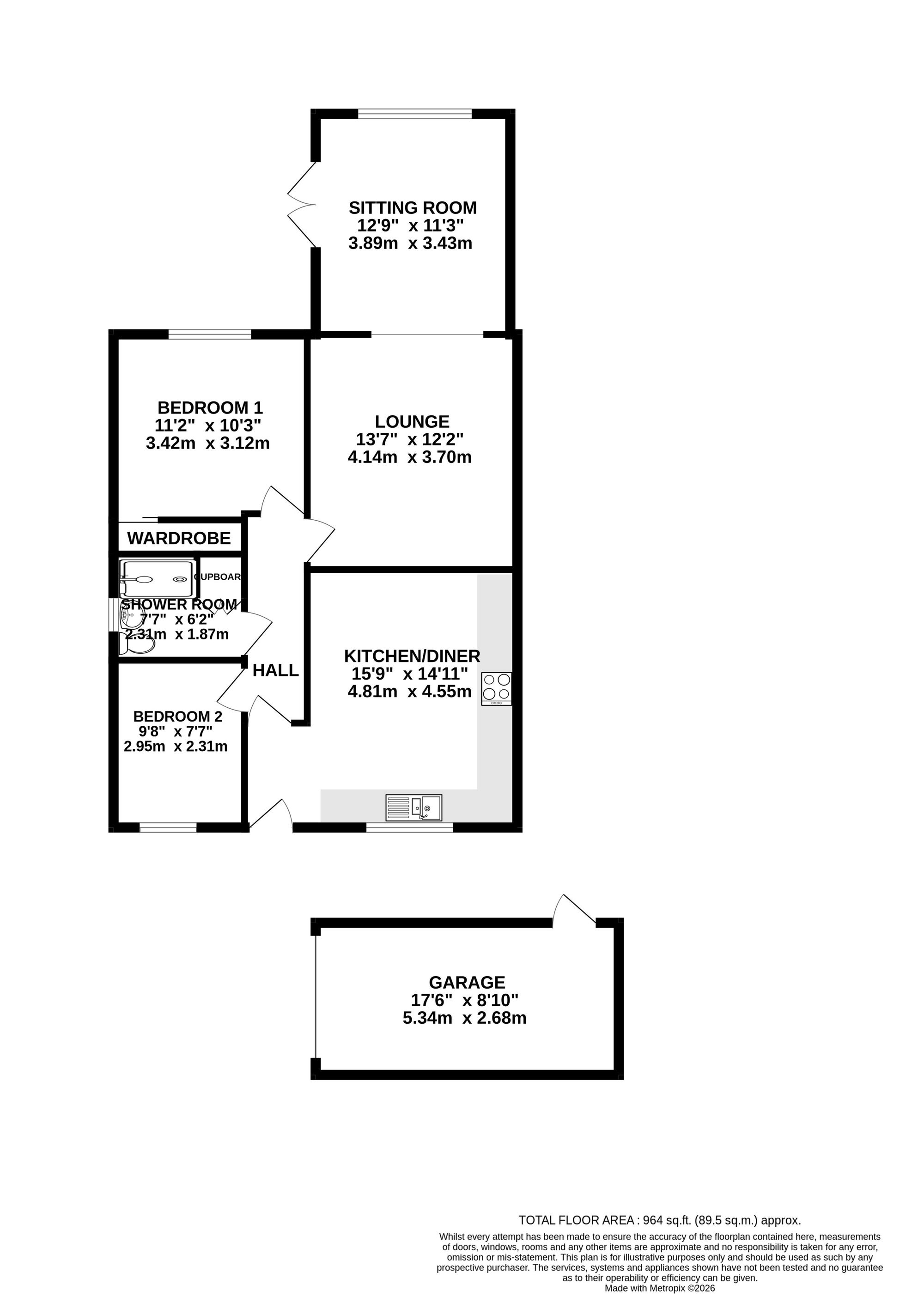 79c Kirkby Road, Leicester floorplan