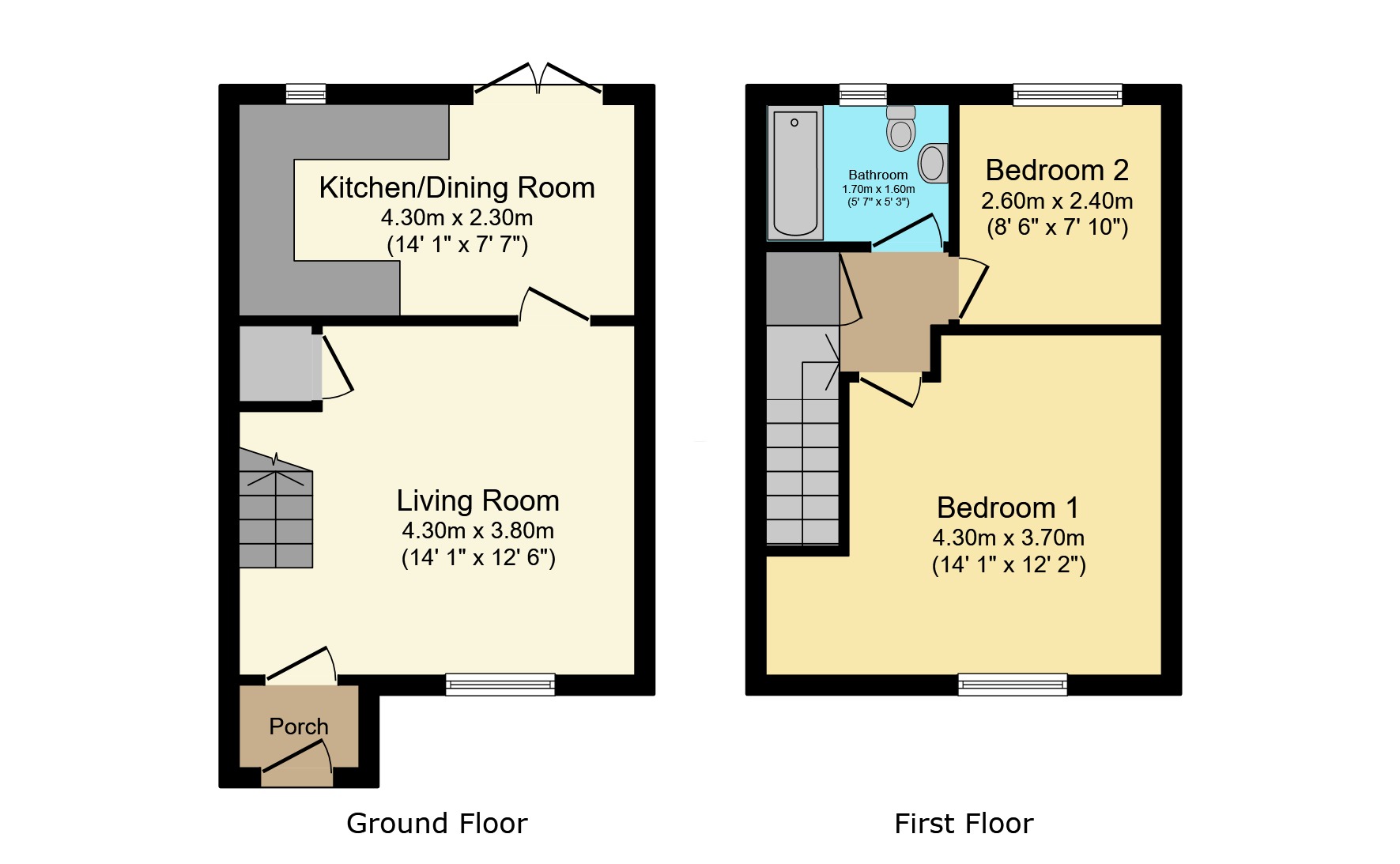 63 Heathfield Avenue, Branston, Lincolnshire floorplan