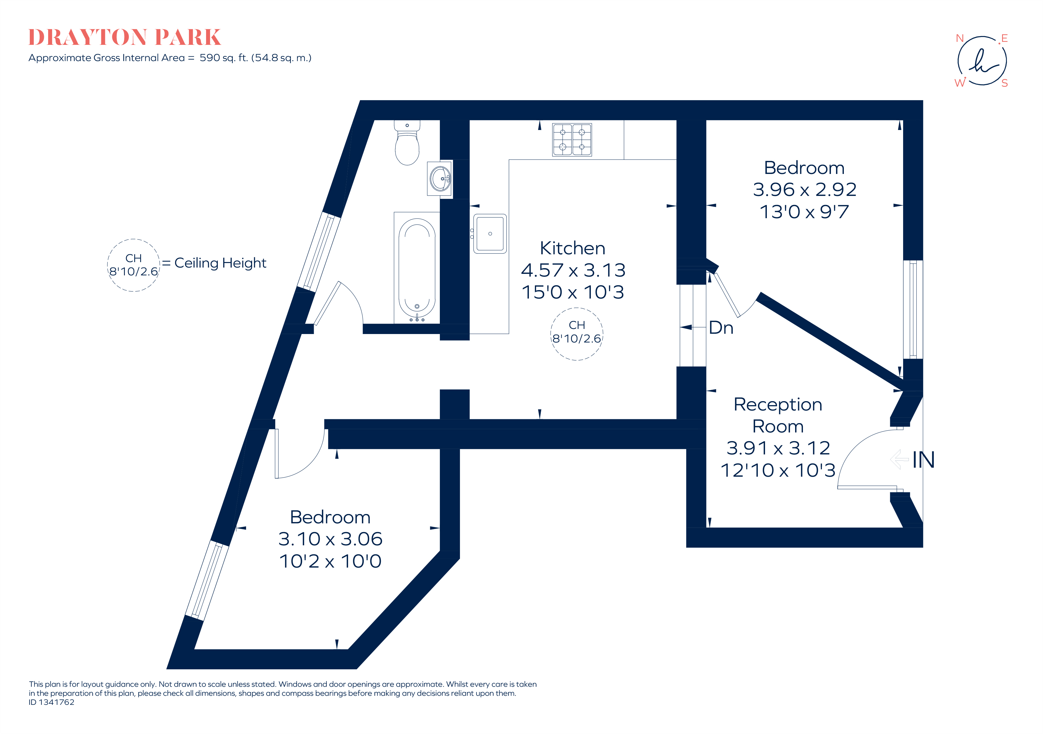 1C, Drayton Park, London floorplan