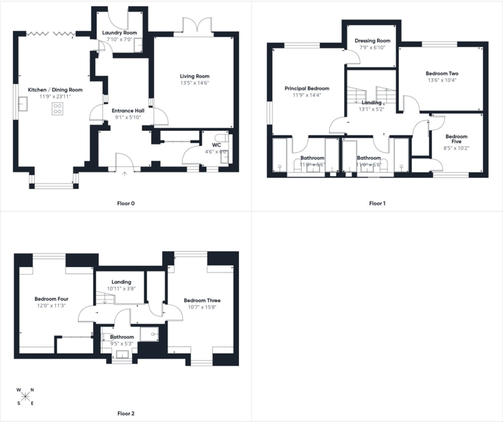 Ravenscroft, 4, Holly Hill Drive, Ascot floorplan