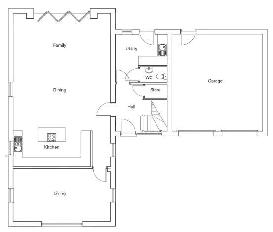 Plot 21 The Corner Barn, Middlewood Close, York floorplan