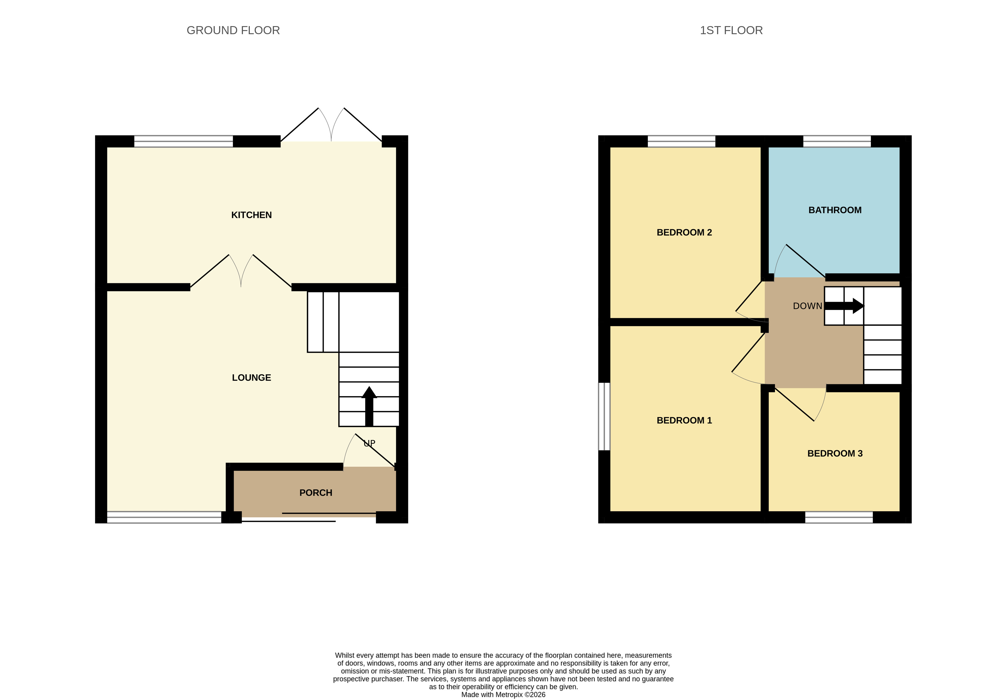 129, Gainsborough Crescent, West Midlands floorplan