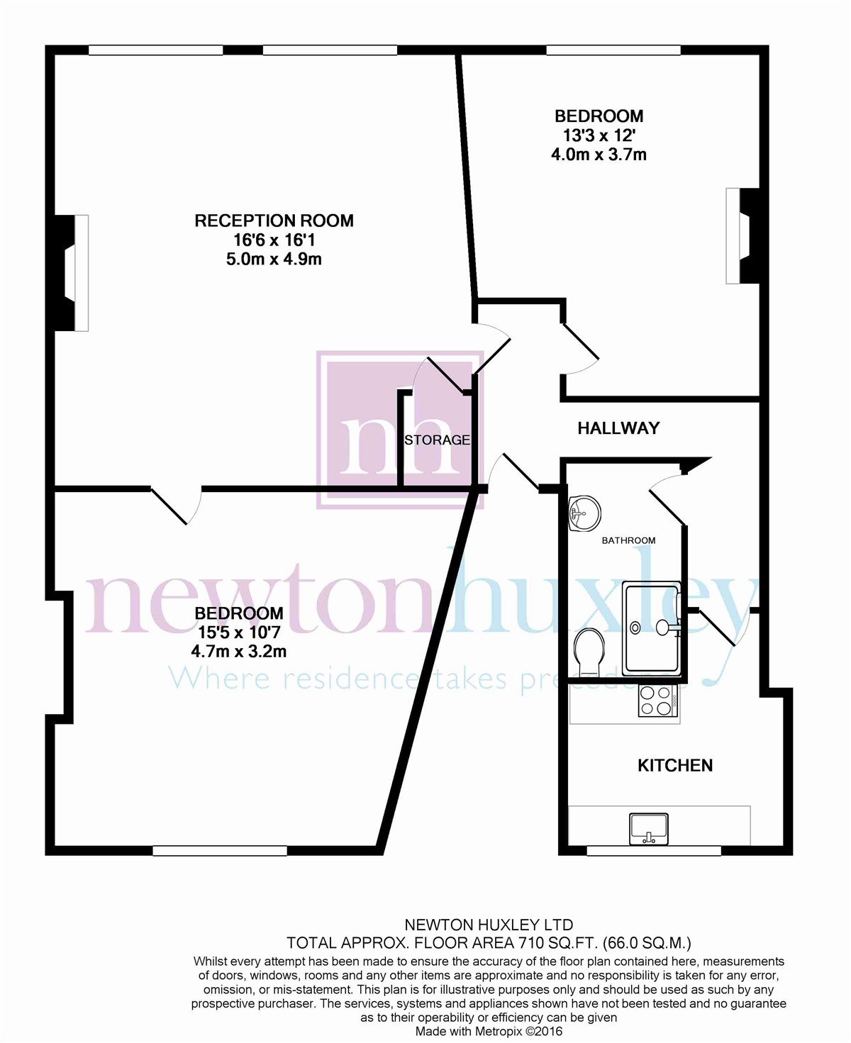 2 Bedrooms Flat to rent in Bridge Road, East Molesey KT8