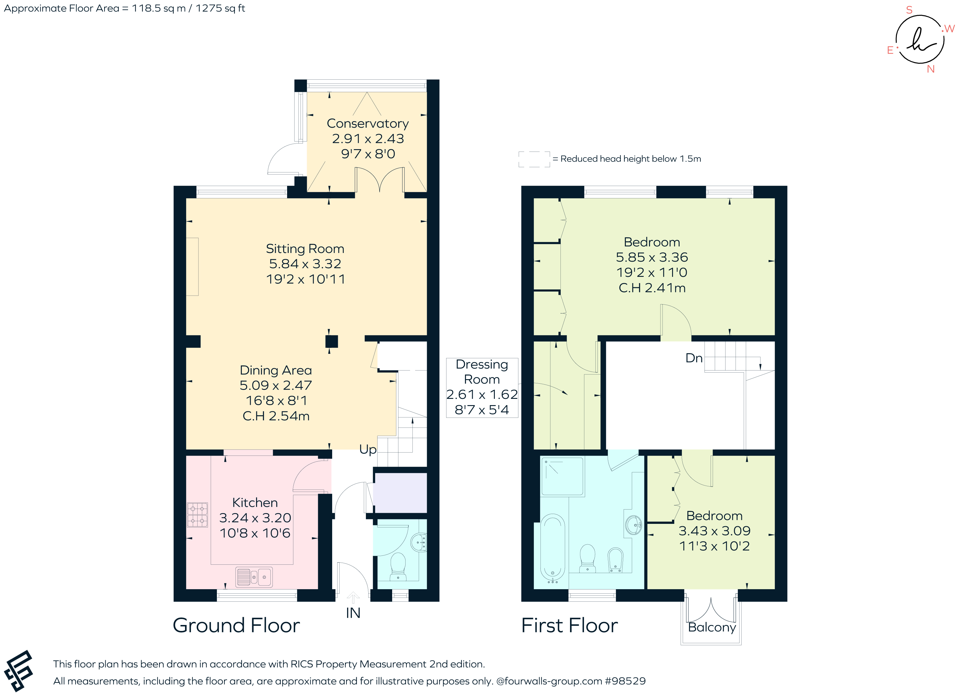 54, Sunningdale Close, Stanmore floorplan