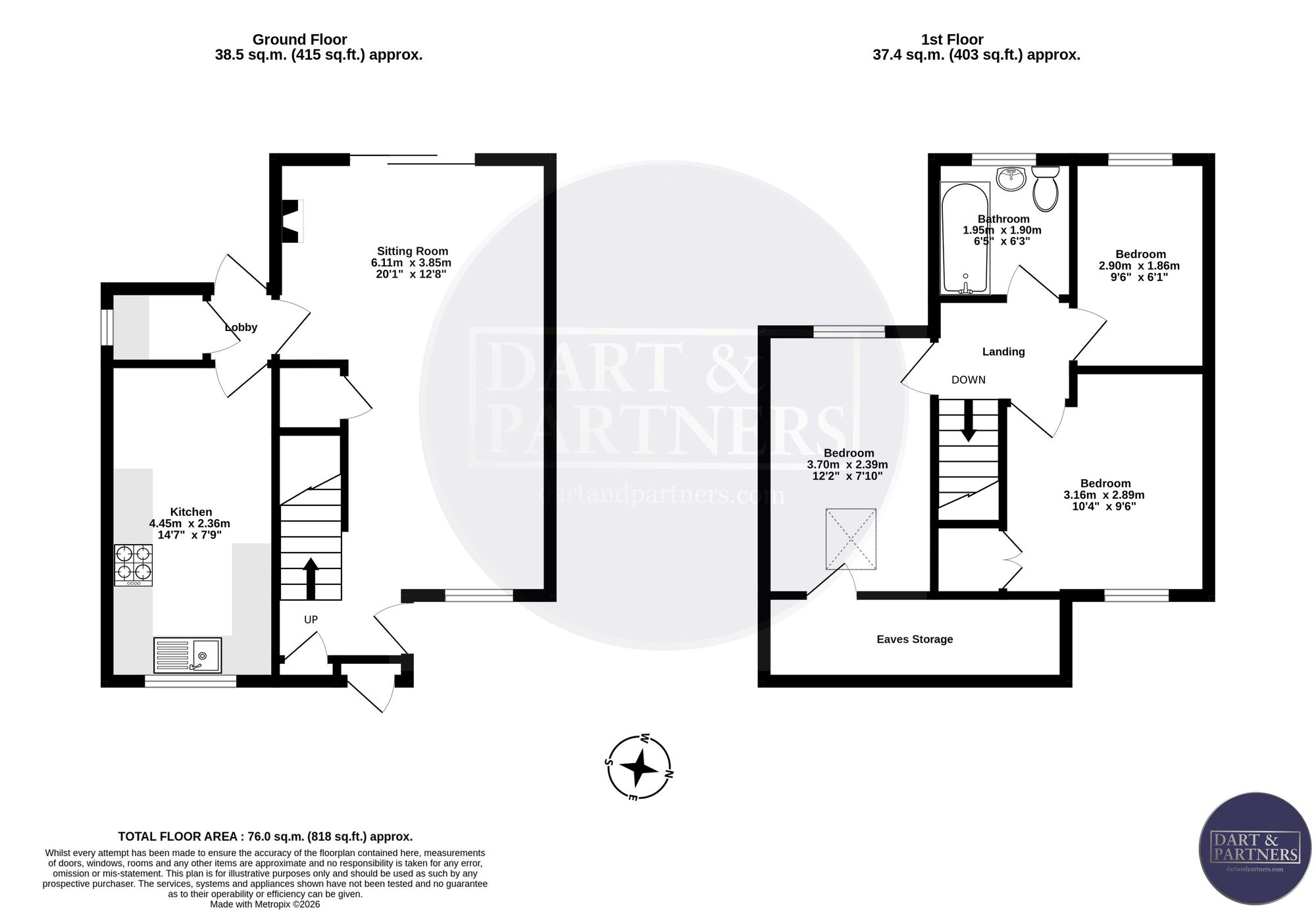 16 Pine Tree Close, Dawlish floorplan