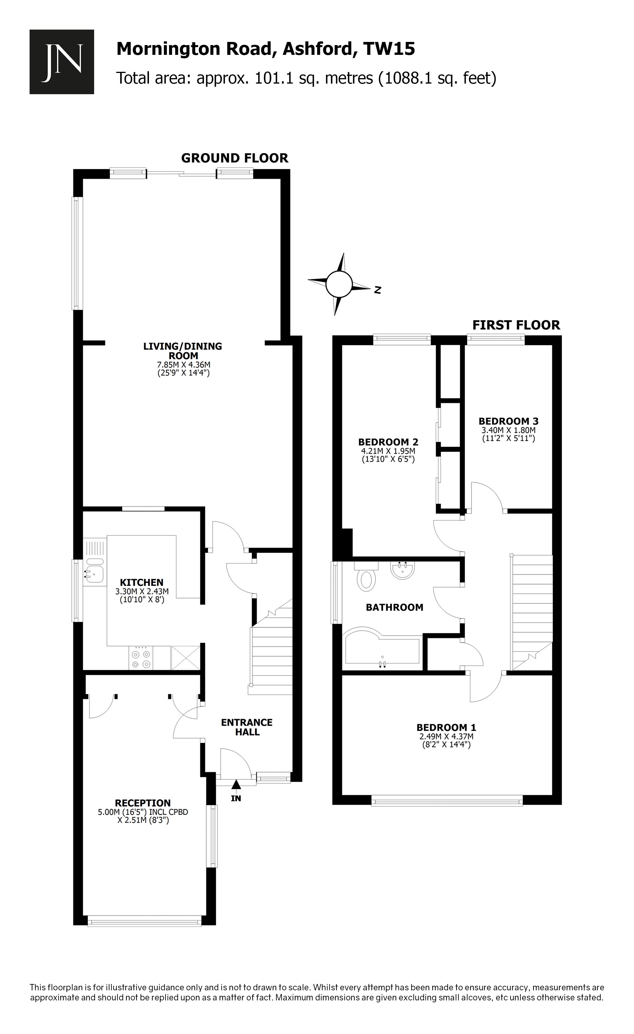 14b, Mornington Road, Ashford floorplan