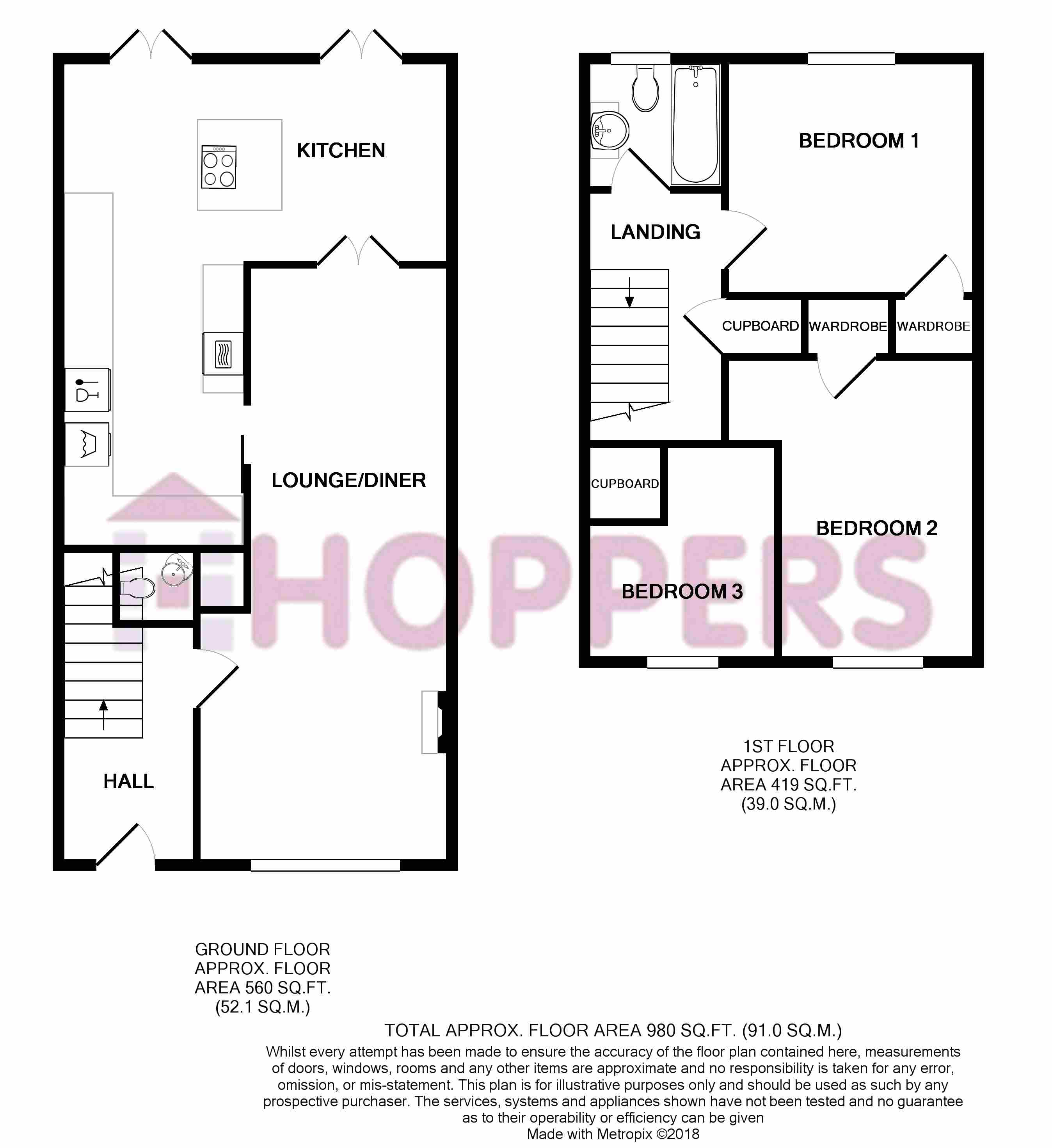 3 Bedrooms Terraced house for sale in Laighland, Prestwick KA9
