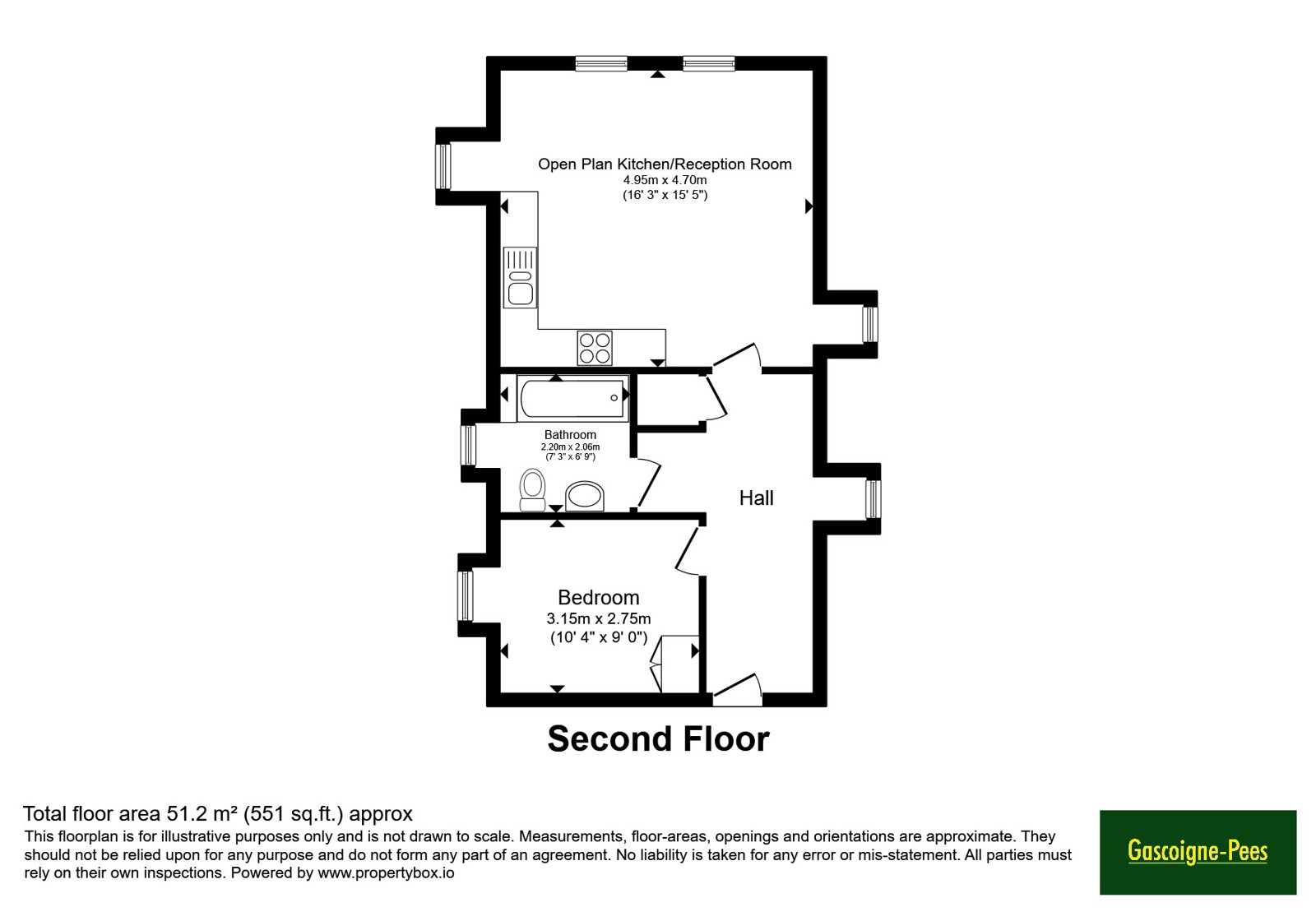 Flat 20, Jarman Court, 68, Maybury Road, Surrey floorplan