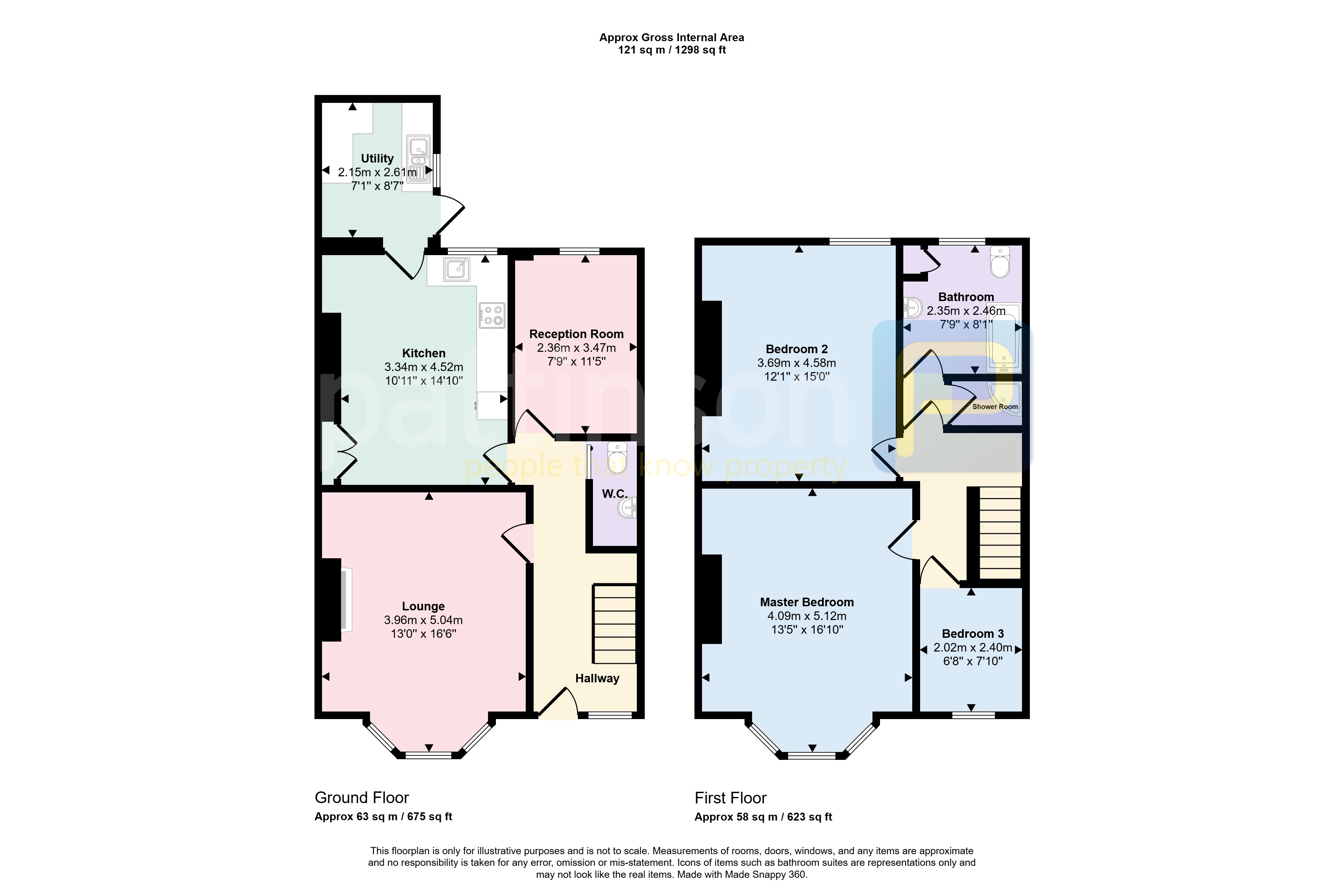 93, Gordon Road, South Shields floorplan