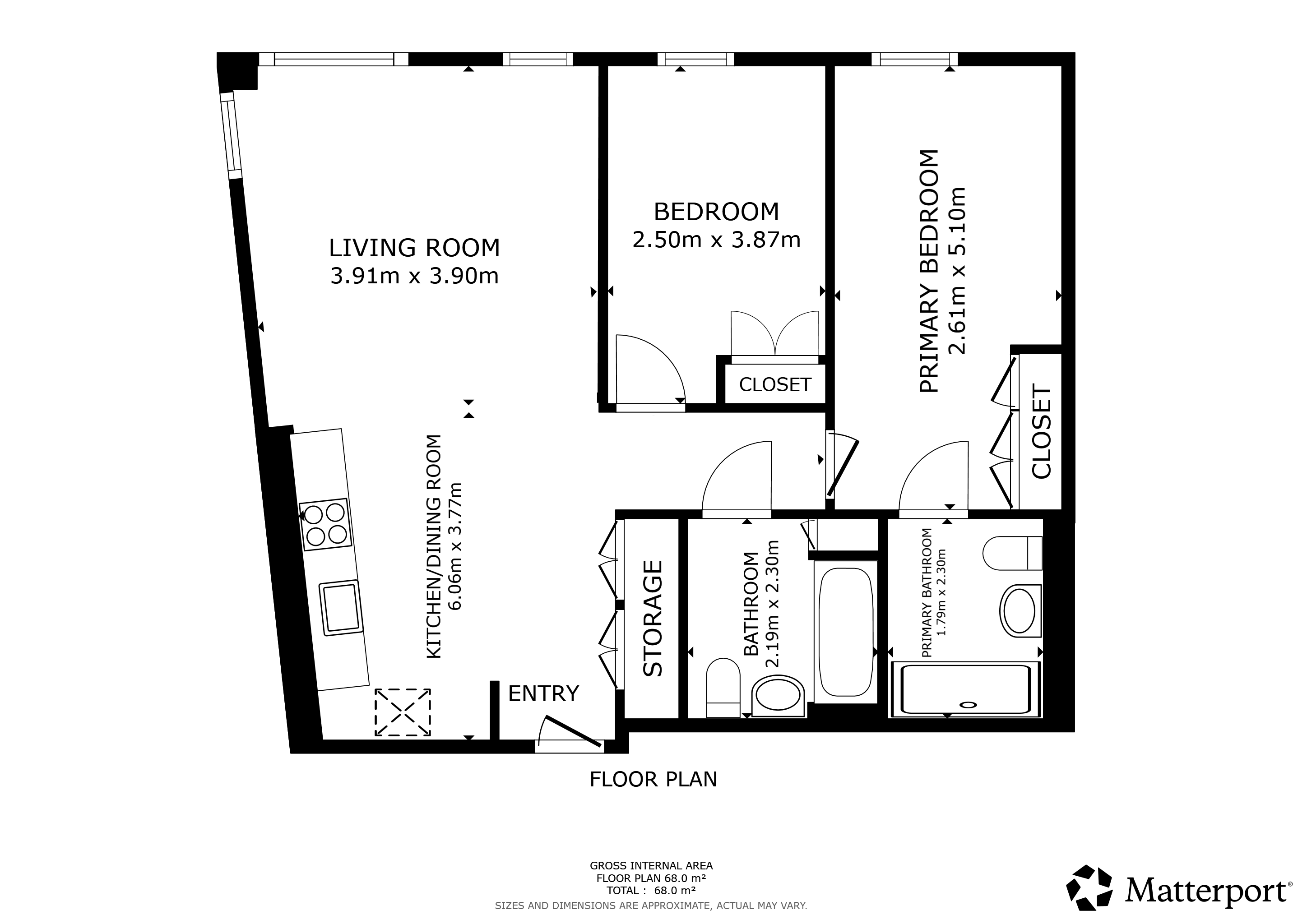 106, 12 Lockside Lane,, Bellows floorplan