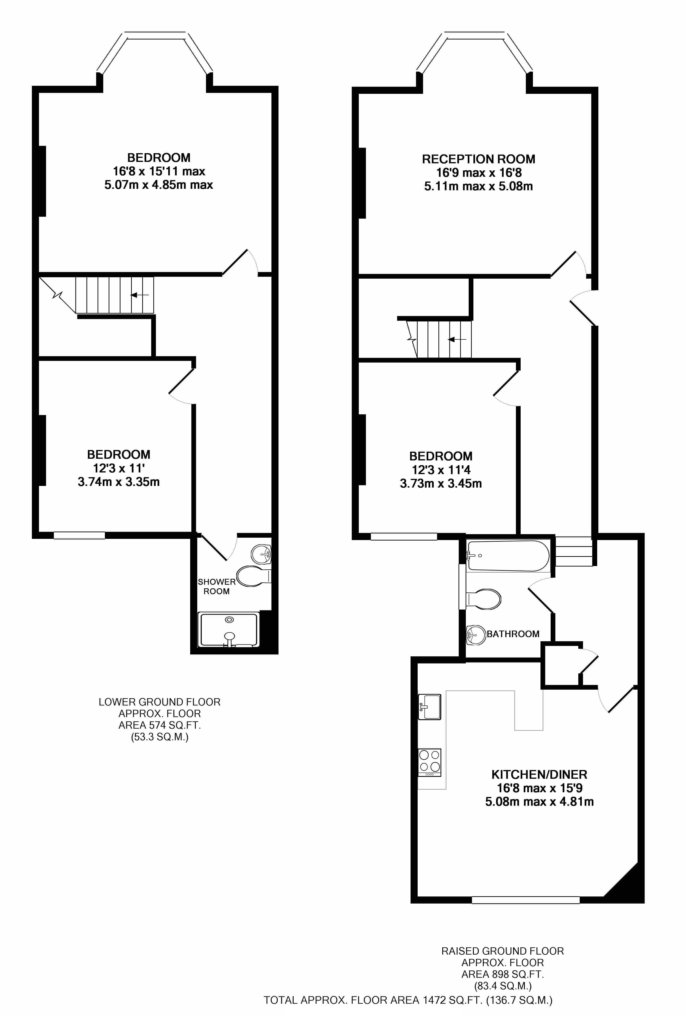 3 Bedrooms Flat for sale in Clapham Road, London SW9