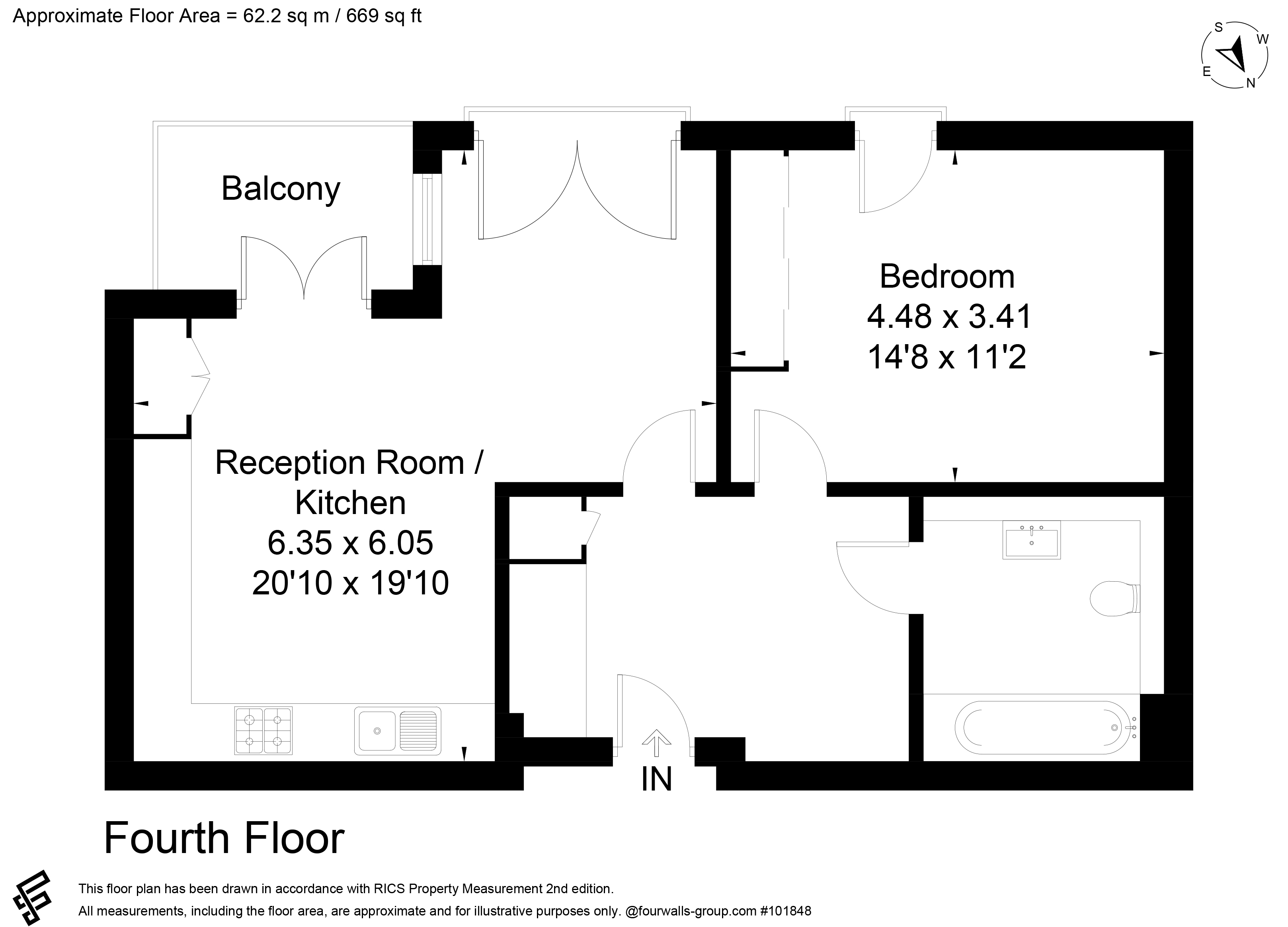 6 Monier Road, London floorplan
