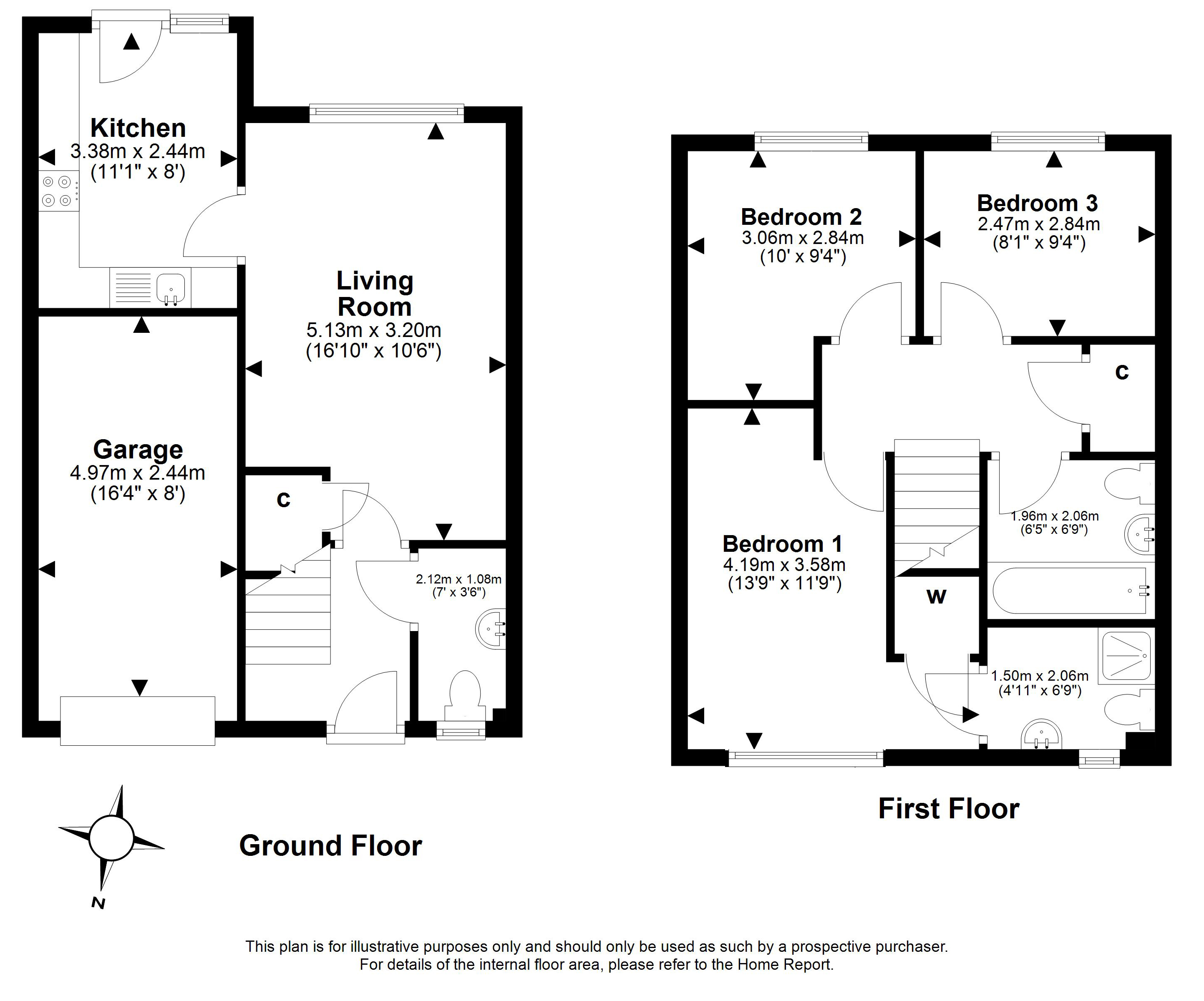 54, Garnet Avenue, Blindwells, Prestonpans floorplan