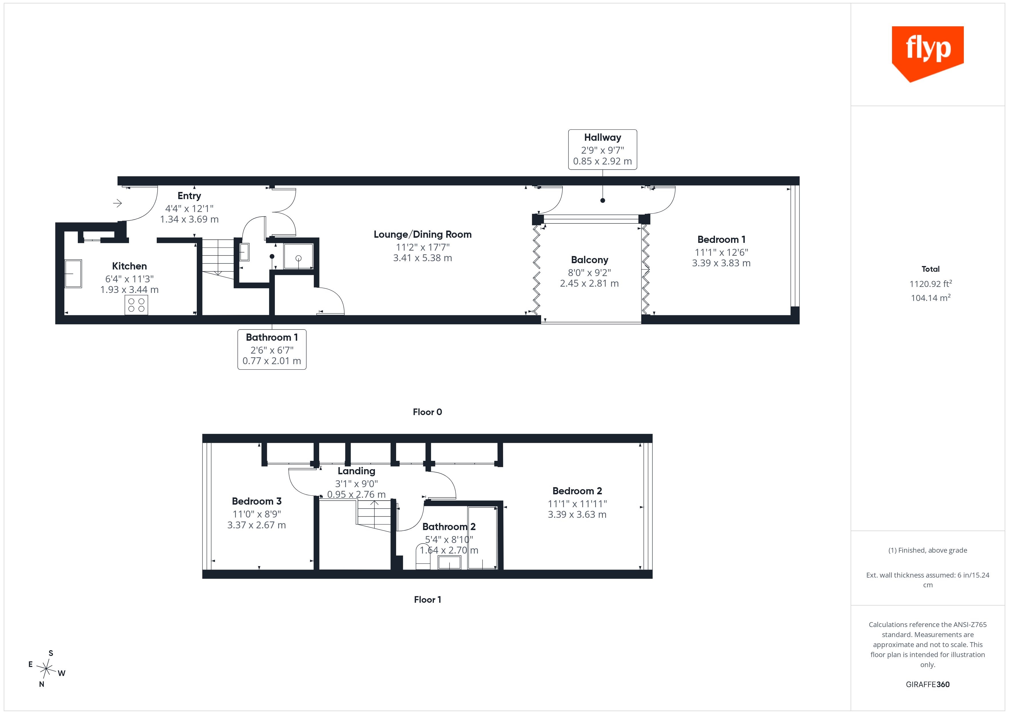 Flat 123, The Colonnades, 34, Porchester Square, London floorplan