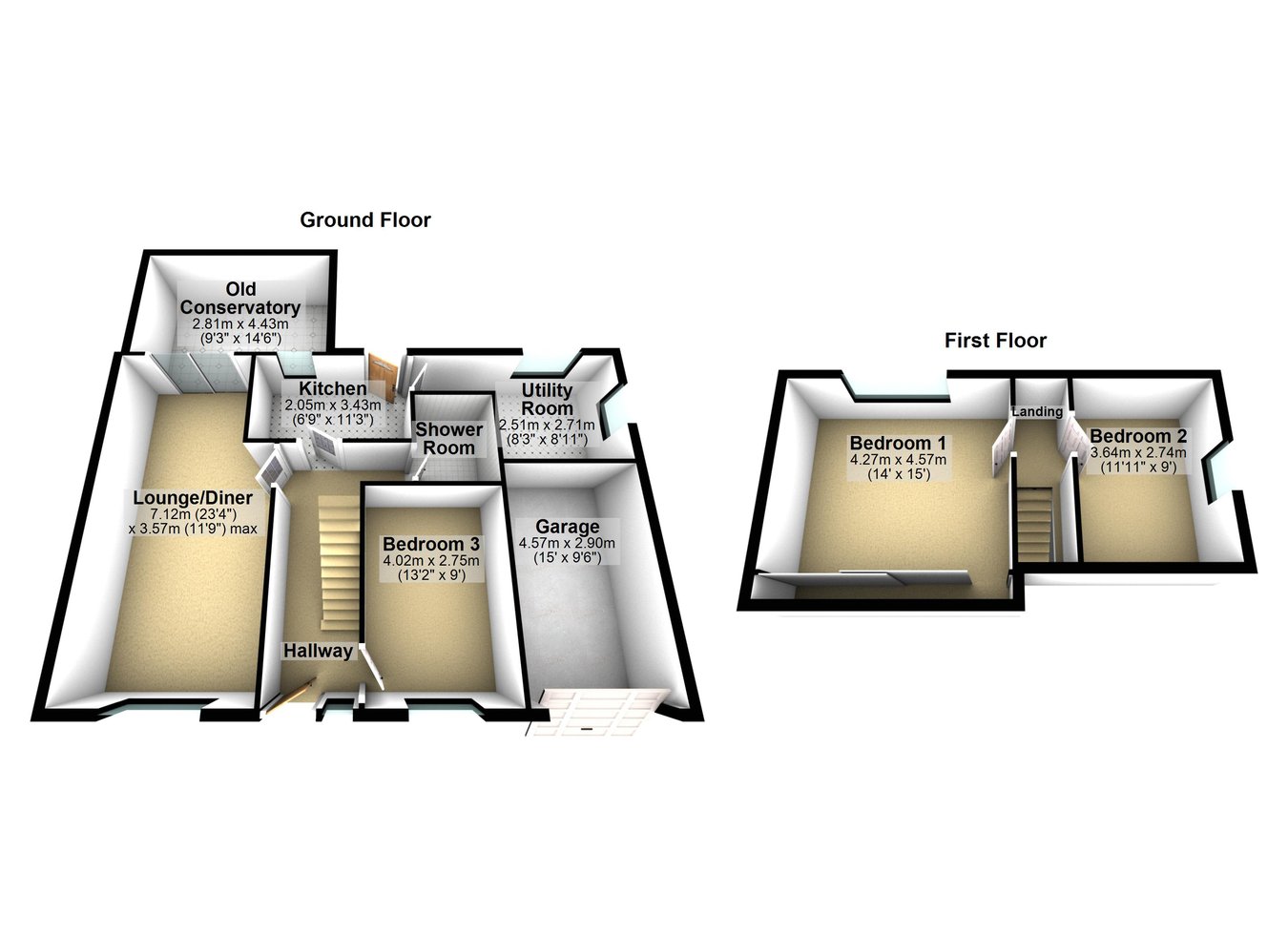 7, Croft Drive, Holmfirth floorplan