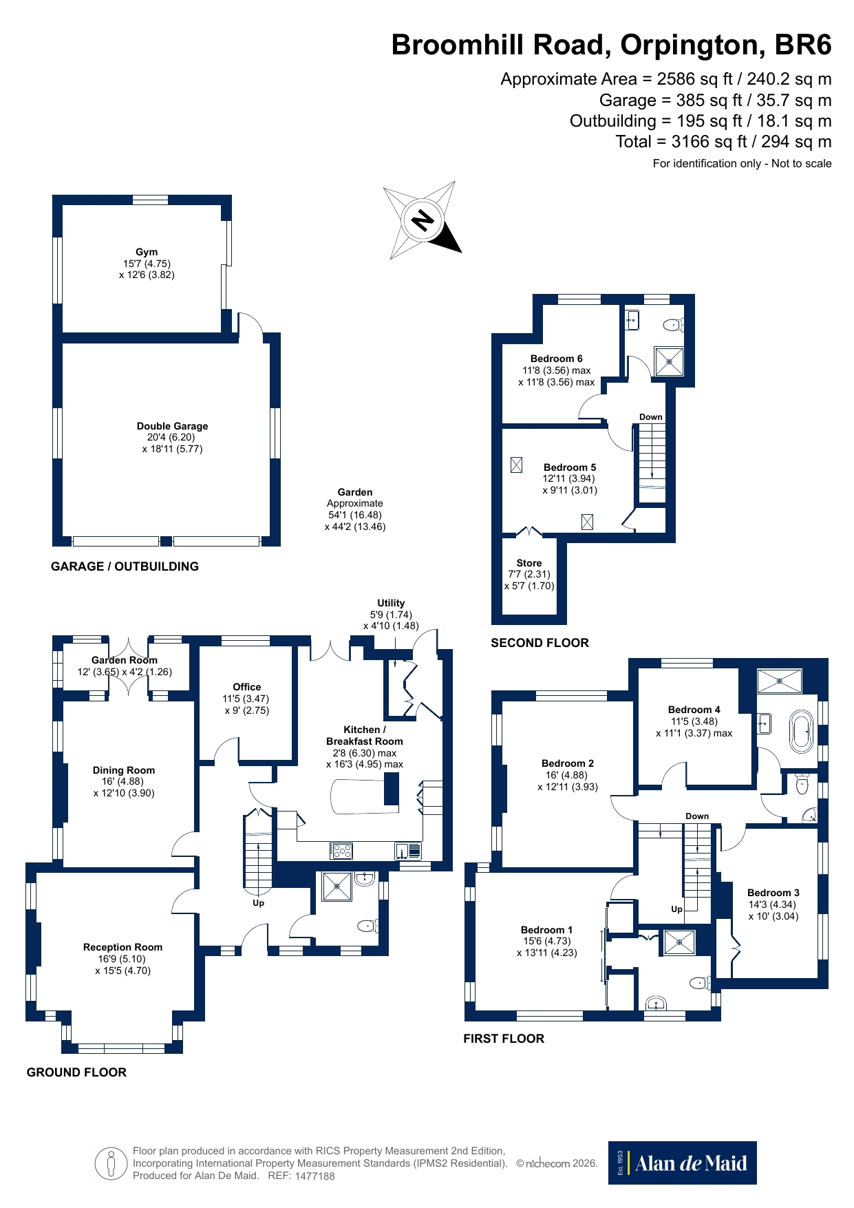 63, Broomhill Road, Kent floorplan
